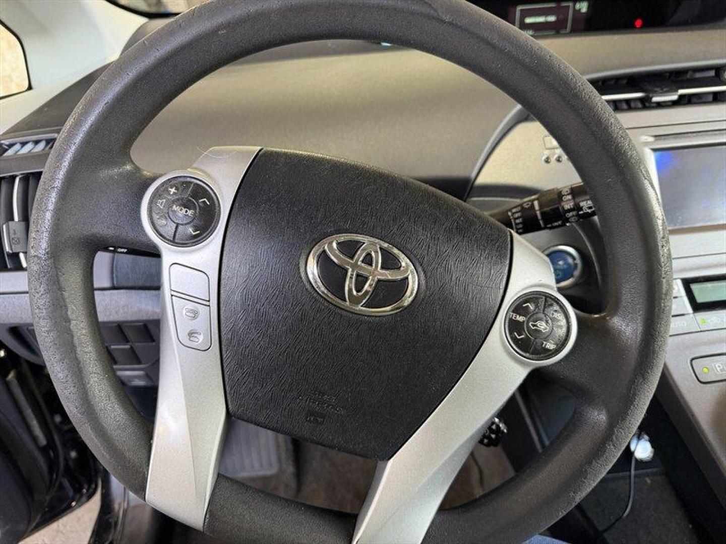 2014 Black Toyota Prius Two (JTDKN3DU7E0) with an 1.8L Hybrid I4 98hp 105ft. lbs. engine, Automatic transmission, located at 25355 Eames Street, Channahon, IL, 60410, (815) 467-1807, 41.429108, -88.228432 - Black on the outside, dark gray on the inside, and dripping with practical attitude meet the 2014 Toyota Prius One. Its the sensible rebel of the road: eco-friendly, wallet-friendly, and stylish enough to make hybrids look anything but boring. Powertrain and Efficiency - 1.8L Hybrid I4 (98 hp, 1 - Photo#21
