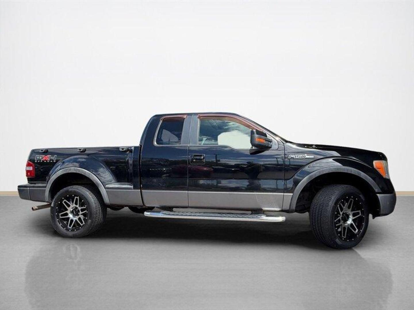 2009 Black Clearcoat Ford F-150 XLT (1FTPX04V99K) with an Triton 5.4L Flex Fuel V8 320hp 390ft. lbs. engine, Automatic transmission, located at 25355 Eames Street, Channahon, IL, 60410, (815) 467-1807, 41.429108, -88.228432 - 2009 Ford F-150 X-Cab FX4 4x4 built in the era when trucks were trucks and nobody needed a touchscreen to feel tough. Local trade with heated leather for your backside and a sunroof for your cowboy daydreams. Its got rust, its got character, and its got that I still show up for work attitude. Runs - Photo#1
