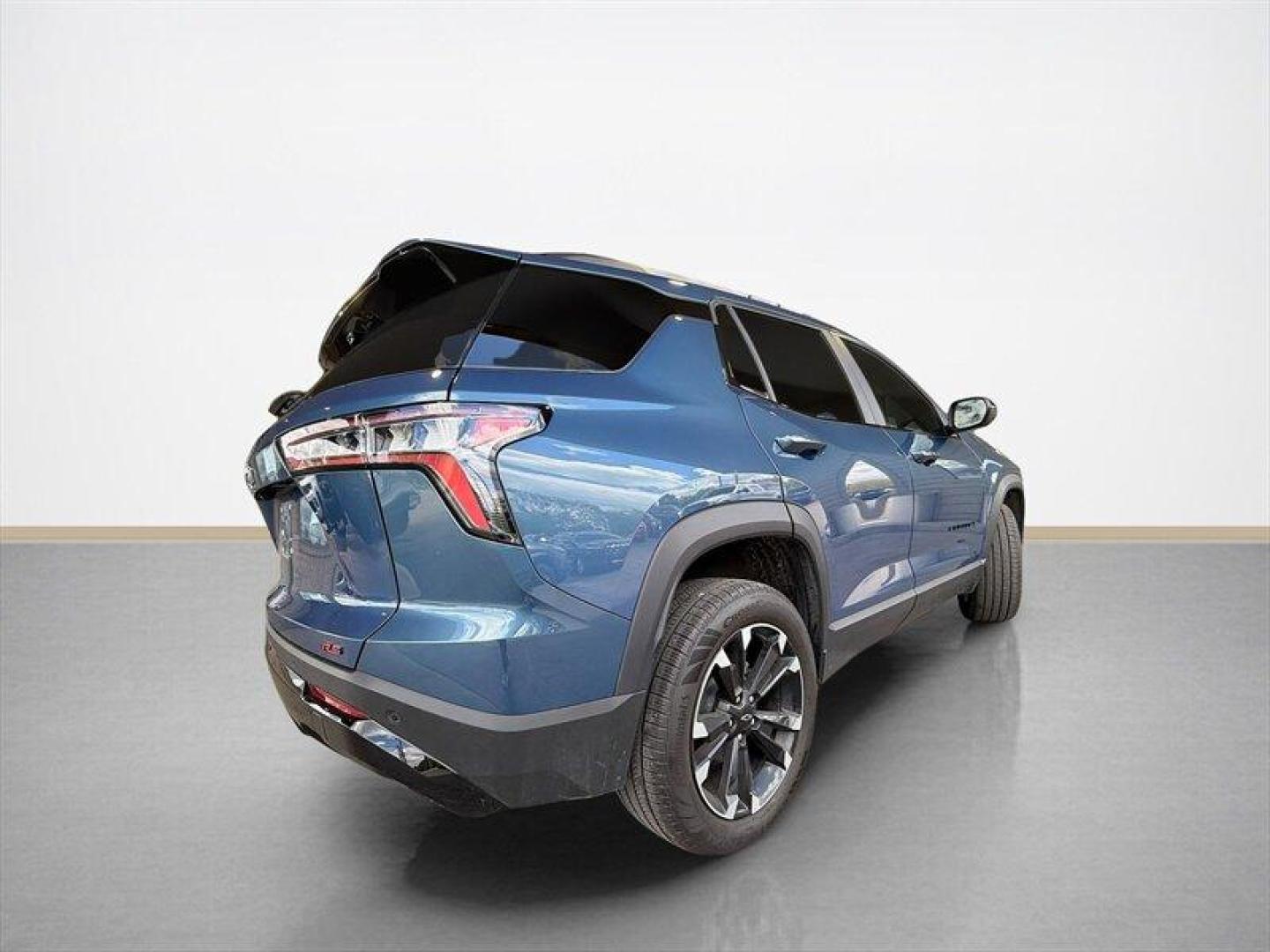 2025 Lakeshore Blue Metallic Chevrolet Equinox RS (3GNAXLEG3SL) with an 1.5L Turbo I4 175hp 203ft. lbs. engine, Automatic transmission, located at 25355 Eames Street, Channahon, IL, 60410, (815) 467-1807, 41.429108, -88.228432 - 2025 Chevrolet Equinox RS Lakeshore Blue Metallic exterior, Black with Red Accents interior Overview This 2025 Equinox RS is powered by Chevrolets 1.5L Turbo I4 engine producing 175 hp and 203 lb-ft of torque. The vehicle is finished in Lakeshore Blue Metallic with a Black interior accented in red - Photo#3