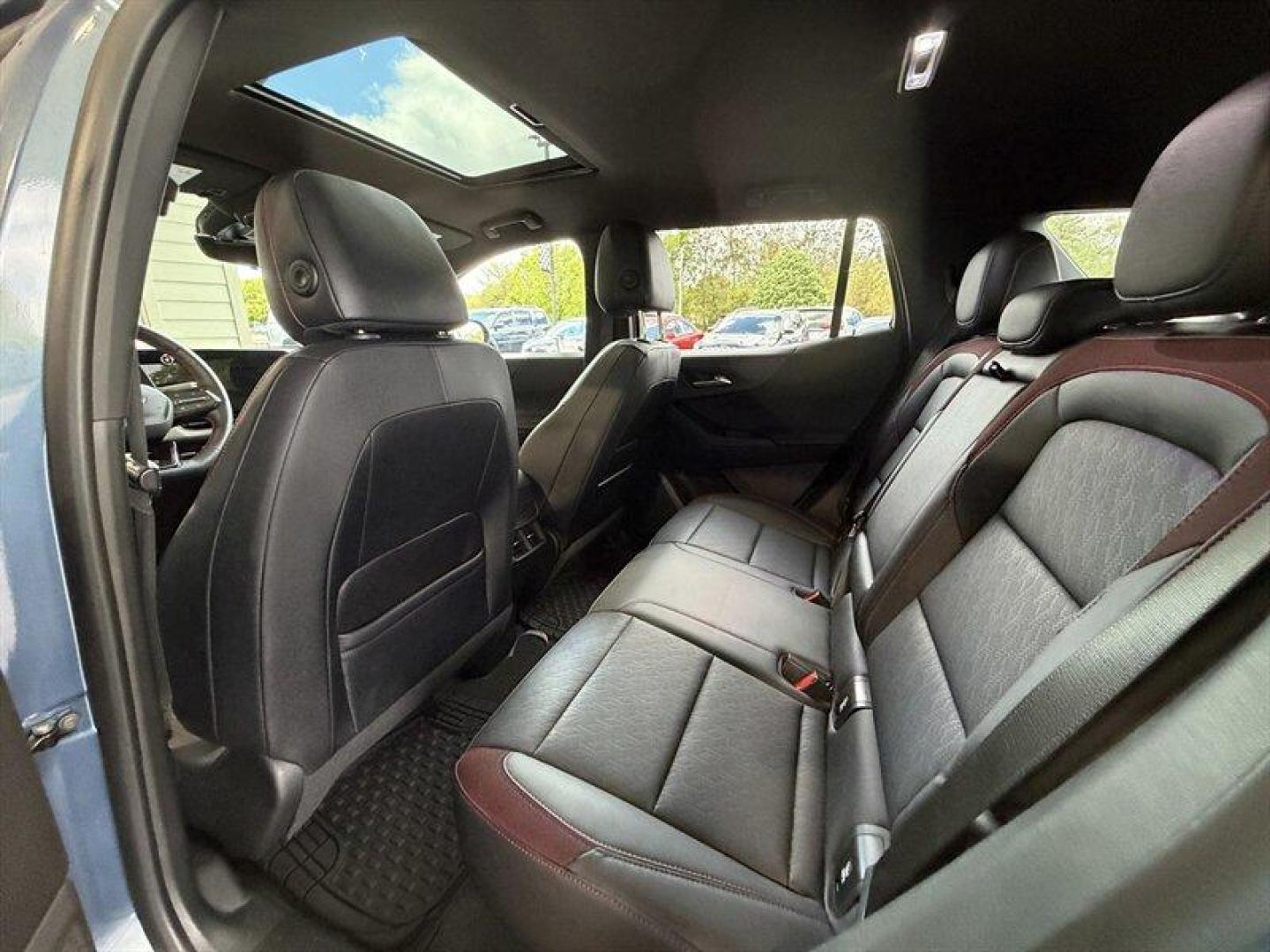 2025 Lakeshore Blue Metallic Chevrolet Equinox RS (3GNAXLEG3SL) with an 1.5L Turbo I4 175hp 203ft. lbs. engine, Automatic transmission, located at 25355 Eames Street, Channahon, IL, 60410, (815) 467-1807, 41.429108, -88.228432 - 2025 Chevrolet Equinox RS Lakeshore Blue Metallic exterior, Black with Red Accents interior Overview This 2025 Equinox RS is powered by Chevrolets 1.5L Turbo I4 engine producing 175 hp and 203 lb-ft of torque. The vehicle is finished in Lakeshore Blue Metallic with a Black interior accented in red - Photo#11