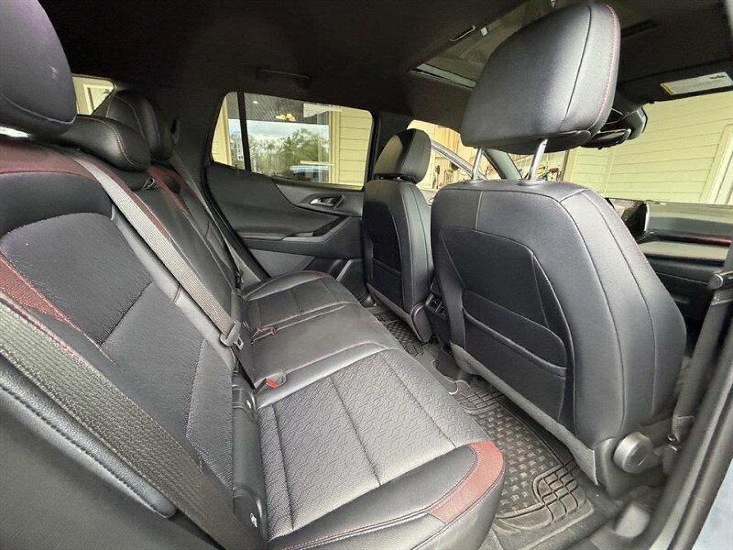 2025 Lakeshore Blue Metallic Chevrolet Equinox RS (3GNAXLEG3SL) with an 1.5L Turbo I4 175hp 203ft. lbs. engine, Automatic transmission, located at 25355 Eames Street, Channahon, IL, 60410, (815) 467-1807, 41.429108, -88.228432 - 2025 Chevrolet Equinox RS Lakeshore Blue Metallic exterior, Black with Red Accents interior Overview This 2025 Equinox RS is powered by Chevrolets 1.5L Turbo I4 engine producing 175 hp and 203 lb-ft of torque. The vehicle is finished in Lakeshore Blue Metallic with a Black interior accented in red - Photo#13