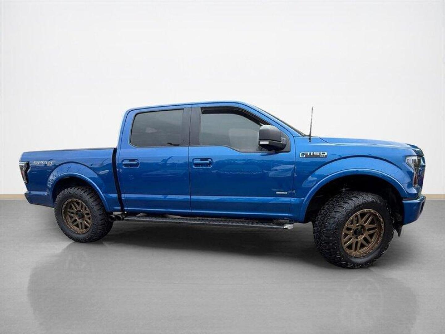 2017 Lightning Blue Ford F-150 XLT (1FTEW1EP0HF) with an EcoBoost 2.7L Twin Turbo V6 325hp 375ft. lbs. engine, Automatic transmission, located at 25355 Eames Street, Channahon, IL, 60410, (815) 467-1807, 41.429108, -88.228432 - 2017 Ford F-150 SPORT Lightning Blue exterior with Black interior. This example is powered by the 2.7L EcoBoost Twin-Turbo V6, rated at 325 hp and 375 lb-ft of torque, and is paired with an automatic transmission. It averages 18 MPG in the city and 23 MPG on the highway. Mileage is below 84,000 mil - Photo#1