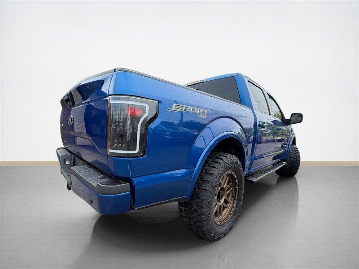 2017 Lightning Blue Ford F-150 XLT (1FTEW1EP0HF) with an EcoBoost 2.7L Twin Turbo V6 325hp 375ft. lbs. engine, Automatic transmission, located at 25355 Eames Street, Channahon, IL, 60410, (815) 467-1807, 41.429108, -88.228432 - 2017 Ford F-150 SPORT Lightning Blue exterior with Black interior. This example is powered by the 2.7L EcoBoost Twin-Turbo V6, rated at 325 hp and 375 lb-ft of torque, and is paired with an automatic transmission. It averages 18 MPG in the city and 23 MPG on the highway. Mileage is below 84,000 mil - Photo#3