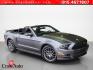 2014 Sterling Gray Metallic Ford Mustang V6 Premium (1ZVBP8EM2E5) with an 3.7L V6 305hp 280ft. lbs. engine, Automatic transmission, located at 25355 Eames Street, Channahon, IL, 60410, (815) 467-1807, 41.429108, -88.228432 - Top down, shades on, attitude fully chargedthis 2014 Ford Mustang Premium Convertible in sleek Sterling Gray isnt here to whisper its here to make an entrance. This isnt just a car, its your summer personality upgrade. Heated leather seats for those cool top-down night cruises, remote start so its - Photo#0