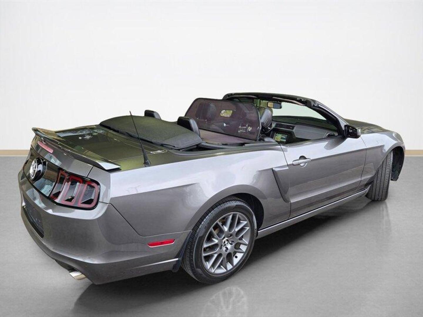 2014 Sterling Gray Metallic Ford Mustang V6 Premium (1ZVBP8EM2E5) with an 3.7L V6 305hp 280ft. lbs. engine, Automatic transmission, located at 25355 Eames Street, Channahon, IL, 60410, (815) 467-1807, 41.429108, -88.228432 - Top down, shades on, attitude fully chargedthis 2014 Ford Mustang Premium Convertible in sleek Sterling Gray isnt here to whisper its here to make an entrance. This isnt just a car, its your summer personality upgrade. Heated leather seats for those cool top-down night cruises, remote start so its - Photo#3
