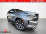2021 Shadow Gray Metallic Chevrolet Tahoe LT (1GNSKNKD3MR) with an EcoTec3 5.3L V8 355hp 383ft. lbs. engine, Automatic transmission, located at 25355 Eames Street, Channahon, IL, 60410, (815) 467-1807, 41.429108, -88.228432 - 2021 Chevrolet Tahoe LT Shadow Gray Metallic outside, Jet Black inside, and plenty of attitude under the hood. Power and performance Under the hood sits GMs dependable EcoTec3 5.3L V8, cranking out 355 horsepower and 383 lb-ft of torque. Mated to a smooth automatic transmission, this Tahoe hustl - Photo#0