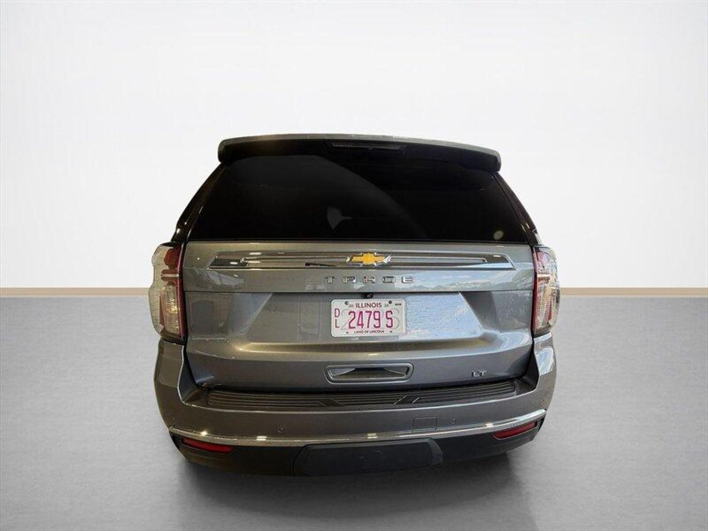 2021 Shadow Gray Metallic Chevrolet Tahoe LT (1GNSKNKD3MR) with an EcoTec3 5.3L V8 355hp 383ft. lbs. engine, Automatic transmission, located at 25355 Eames Street, Channahon, IL, 60410, (815) 467-1807, 41.429108, -88.228432 - 2021 Chevrolet Tahoe LT Shadow Gray Metallic outside, Jet Black inside, and plenty of attitude under the hood. Power and performance Under the hood sits GMs dependable EcoTec3 5.3L V8, cranking out 355 horsepower and 383 lb-ft of torque. Mated to a smooth automatic transmission, this Tahoe hustl - Photo#4