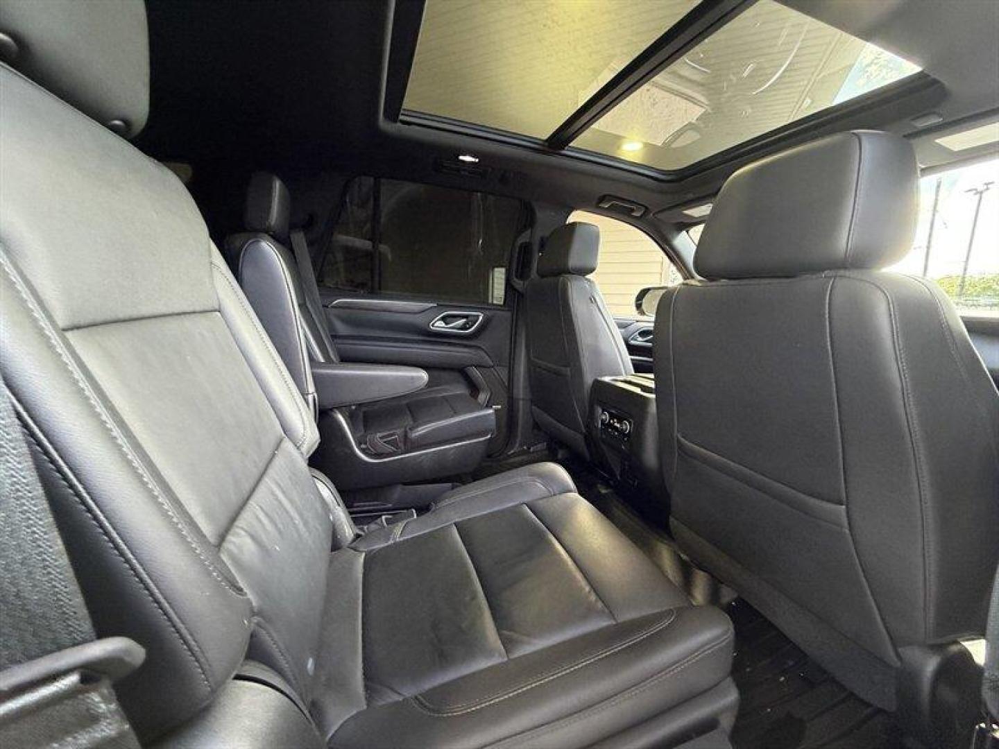 2021 Shadow Gray Metallic Chevrolet Tahoe LT (1GNSKNKD3MR) with an EcoTec3 5.3L V8 355hp 383ft. lbs. engine, Automatic transmission, located at 25355 Eames Street, Channahon, IL, 60410, (815) 467-1807, 41.429108, -88.228432 - 2021 Chevrolet Tahoe LT Shadow Gray Metallic outside, Jet Black inside, and plenty of attitude under the hood. Power and performance Under the hood sits GMs dependable EcoTec3 5.3L V8, cranking out 355 horsepower and 383 lb-ft of torque. Mated to a smooth automatic transmission, this Tahoe hustl - Photo#14