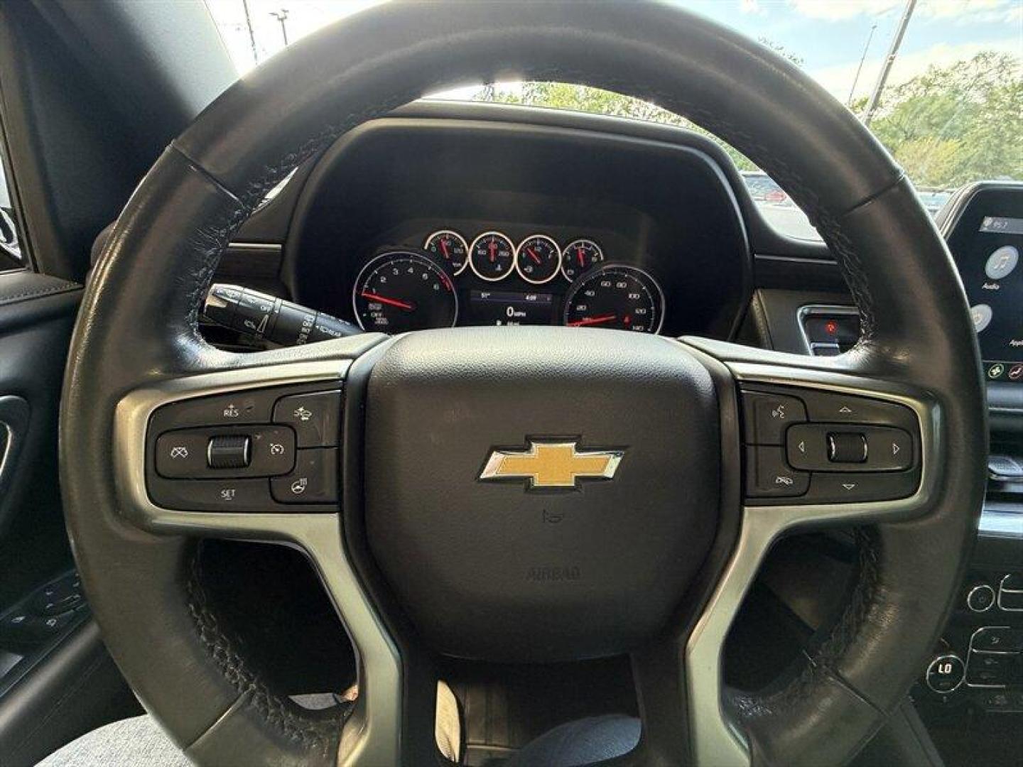 2021 Shadow Gray Metallic Chevrolet Tahoe LT (1GNSKNKD3MR) with an EcoTec3 5.3L V8 355hp 383ft. lbs. engine, Automatic transmission, located at 25355 Eames Street, Channahon, IL, 60410, (815) 467-1807, 41.429108, -88.228432 - 2021 Chevrolet Tahoe LT Shadow Gray Metallic outside, Jet Black inside, and plenty of attitude under the hood. Power and performance Under the hood sits GMs dependable EcoTec3 5.3L V8, cranking out 355 horsepower and 383 lb-ft of torque. Mated to a smooth automatic transmission, this Tahoe hustl - Photo#27