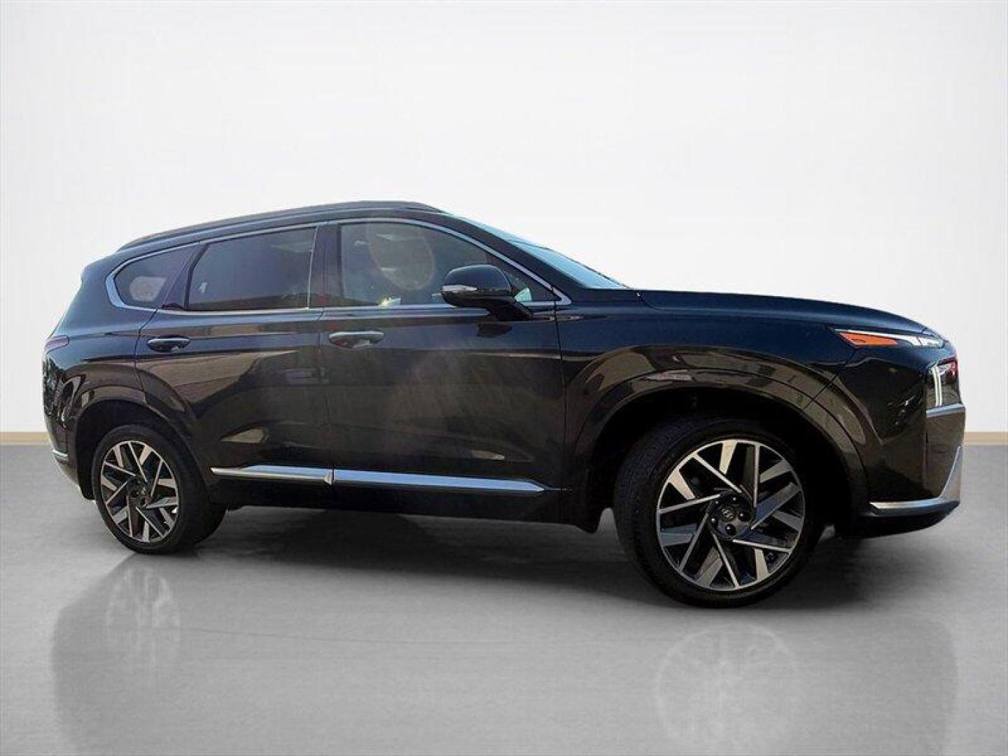 2021 Portofino Gray Hyundai SANTA FE Calligraphy (5NMS5DAL8MH) with an 2.5L Turbo I4 277hp 311ft. lbs. engine, Shiftronic transmission, located at 25355 Eames Street, Channahon, IL, 60410, (815) 467-1807, 41.429108, -88.228432 - Finished in sleek Portofino Gray, this local-trade Calligraphy is basically the VIP section of SUVs. Loaded with all the goodies: Heated and cooled leather Remote start Sunroof Navigation Backup camera AWD confidence for Midwest weather Luxury feel without the luxury-brand attitude. Smooth, cla - Photo#1