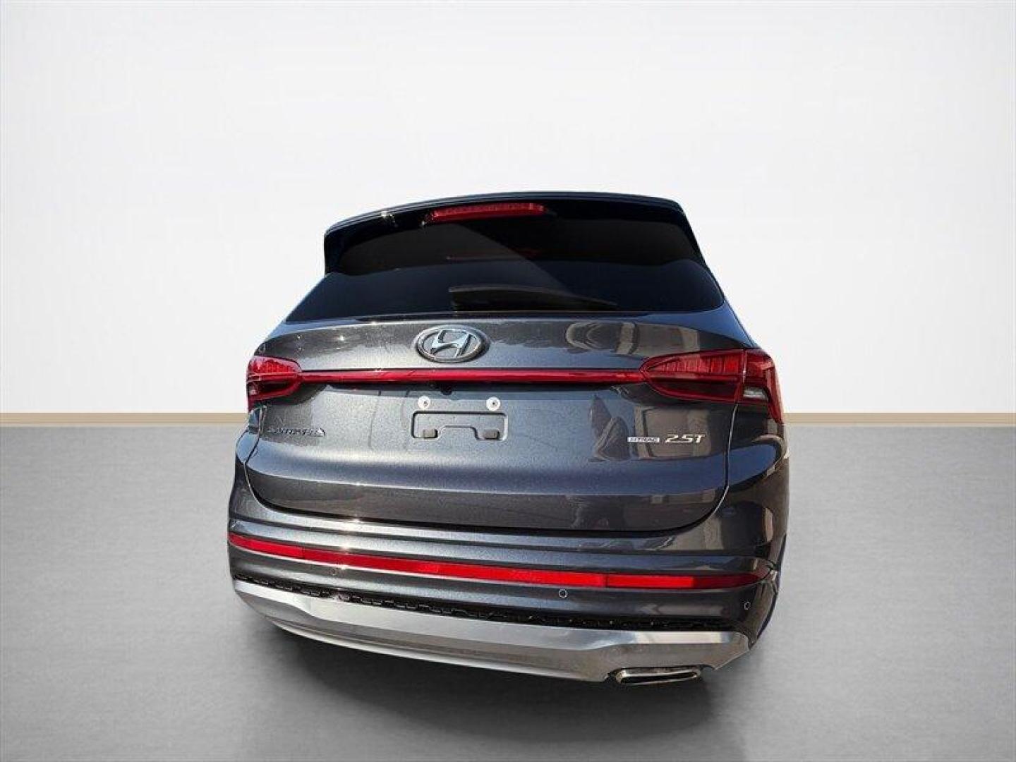 2021 Portofino Gray Hyundai SANTA FE Calligraphy (5NMS5DAL8MH) with an 2.5L Turbo I4 277hp 311ft. lbs. engine, Shiftronic transmission, located at 25355 Eames Street, Channahon, IL, 60410, (815) 467-1807, 41.429108, -88.228432 - Finished in sleek Portofino Gray, this local-trade Calligraphy is basically the VIP section of SUVs. Loaded with all the goodies: Heated and cooled leather Remote start Sunroof Navigation Backup camera AWD confidence for Midwest weather Luxury feel without the luxury-brand attitude. Smooth, cla - Photo#4
