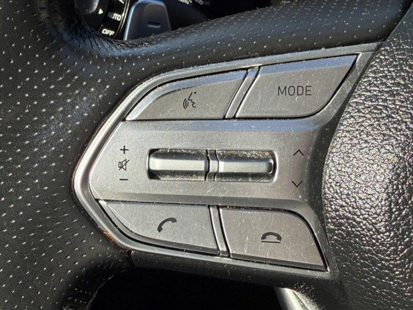 2021 Portofino Gray Hyundai SANTA FE Calligraphy (5NMS5DAL8MH) with an 2.5L Turbo I4 277hp 311ft. lbs. engine, Shiftronic transmission, located at 25355 Eames Street, Channahon, IL, 60410, (815) 467-1807, 41.429108, -88.228432 - Finished in sleek Portofino Gray, this local-trade Calligraphy is basically the VIP section of SUVs. Loaded with all the goodies: Heated and cooled leather Remote start Sunroof Navigation Backup camera AWD confidence for Midwest weather Luxury feel without the luxury-brand attitude. Smooth, cla - Photo#24