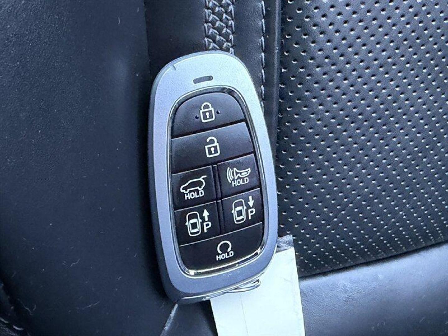 2021 Portofino Gray Hyundai SANTA FE Calligraphy (5NMS5DAL8MH) with an 2.5L Turbo I4 277hp 311ft. lbs. engine, Shiftronic transmission, located at 25355 Eames Street, Channahon, IL, 60410, (815) 467-1807, 41.429108, -88.228432 - Finished in sleek Portofino Gray, this local-trade Calligraphy is basically the VIP section of SUVs. Loaded with all the goodies: Heated and cooled leather Remote start Sunroof Navigation Backup camera AWD confidence for Midwest weather Luxury feel without the luxury-brand attitude. Smooth, cla - Photo#27