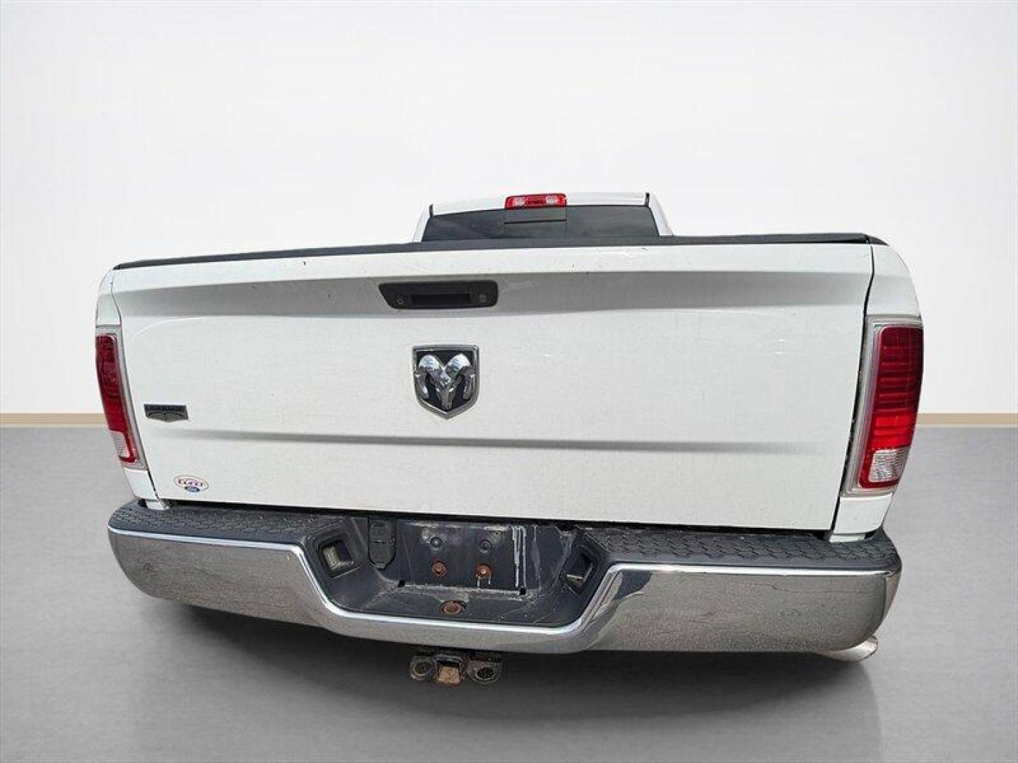 2014 Bright White Clear Coat/Bright Silver Metallic Cle RAM 1500 Laramie (1C6RR6JG8ES) with an 3.6L Flex Fuel V6 305hp 269ft. lbs. engine, Automatic transmission, located at 25355 Eames Street, Channahon, IL, 60410, (815) 467-1807, 41.429108, -88.228432 - Heres the honest deal truck. Laramie package with leather, 4x4, and the V6 engine but this one is being sold AS-IS AS SHOWN and priced accordingly. What it needs: Rust repair Tires Brakes SES light on for an EVAP leak Not a showroom queen but if you need a cheap 4x4, a work truck, winter beater - Photo#4