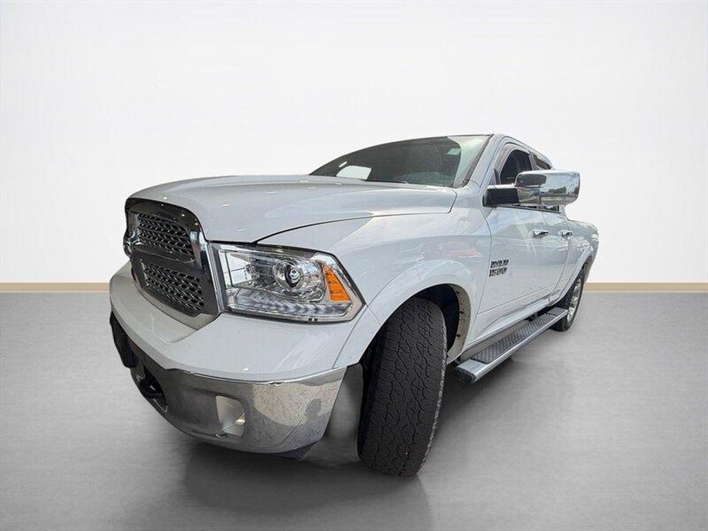 2014 Bright White Clear Coat/Bright Silver Metallic Cle RAM 1500 Laramie (1C6RR6JG8ES) with an 3.6L Flex Fuel V6 305hp 269ft. lbs. engine, Automatic transmission, located at 25355 Eames Street, Channahon, IL, 60410, (815) 467-1807, 41.429108, -88.228432 - Heres the honest deal truck. Laramie package with leather, 4x4, and the V6 engine but this one is being sold AS-IS AS SHOWN and priced accordingly. What it needs: Rust repair Tires Brakes SES light on for an EVAP leak Not a showroom queen but if you need a cheap 4x4, a work truck, winter beater - Photo#7