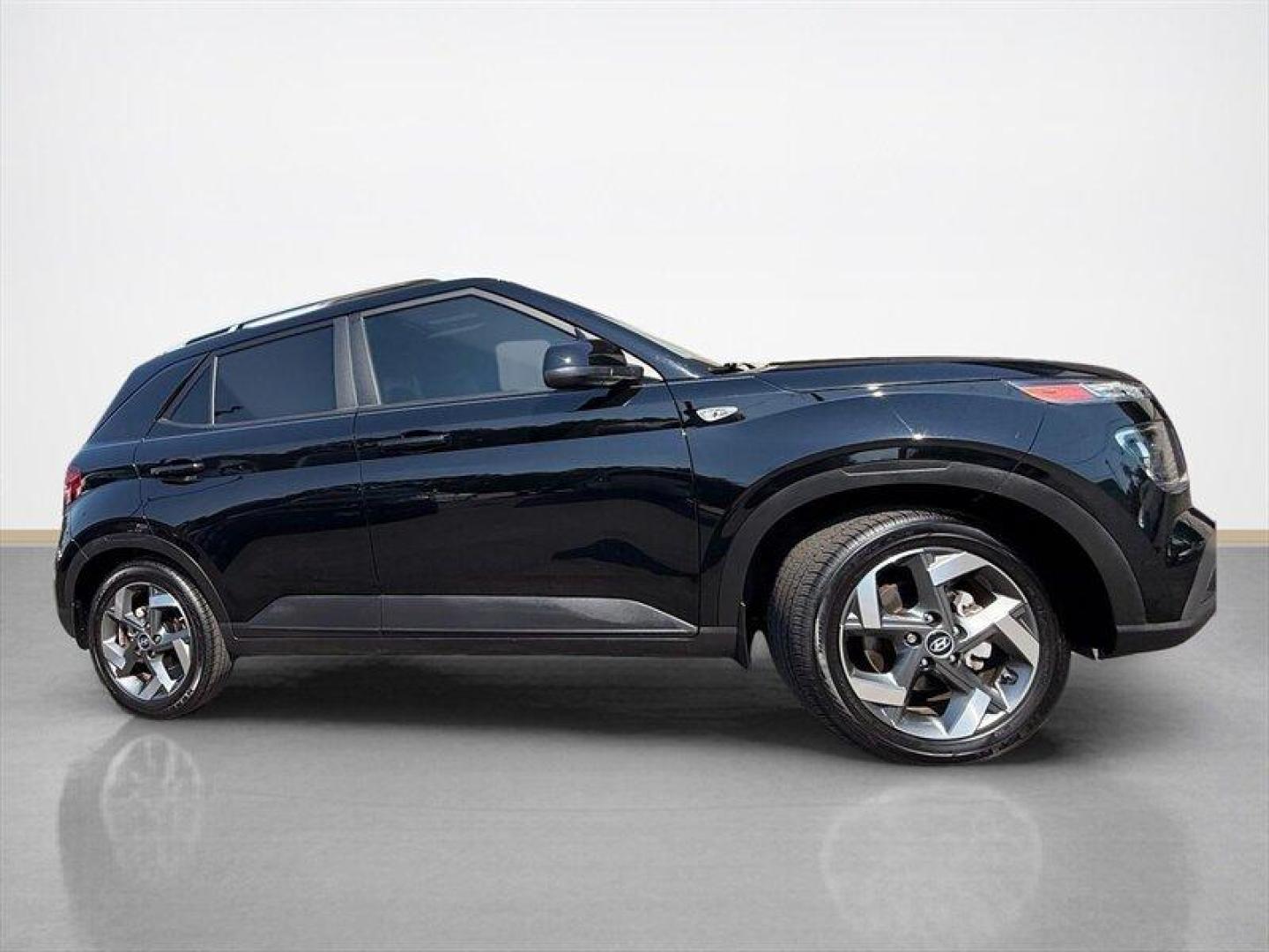 2025 Onyx Black Hyundai VENUE SEL (KMHRC8A32SU) with an Gamma 1.6L I4 121hp 113ft. lbs. engine, Automatic transmission, located at 25355 Eames Street, Channahon, IL, 60410, (815) 467-1807, 41.429108, -88.228432 - Only 8,500 miles and still covered under the remaining factory Hyundai warranty basically new without the brand-new price tag. Local trade loaded with: Backup camera Remote start Sunroof Great MPG Easy-to-park size with surprisingly roomy comfort Modern, stylish, and perfect for commuting, first - Photo#1