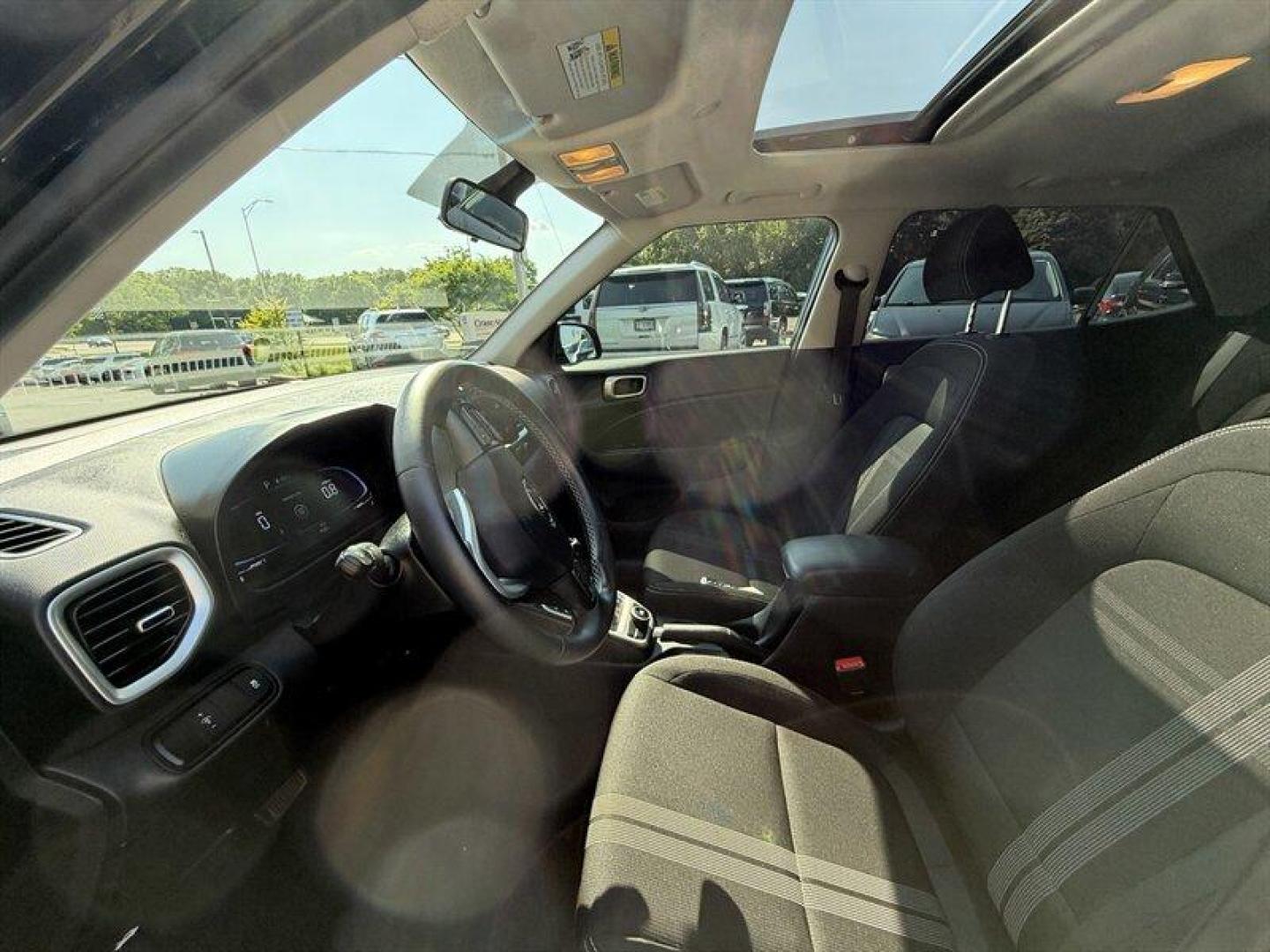 2025 Onyx Black Hyundai VENUE SEL (KMHRC8A32SU) with an Gamma 1.6L I4 121hp 113ft. lbs. engine, Automatic transmission, located at 25355 Eames Street, Channahon, IL, 60410, (815) 467-1807, 41.429108, -88.228432 - Only 8,500 miles and still covered under the remaining factory Hyundai warranty basically new without the brand-new price tag. Local trade loaded with: Backup camera Remote start Sunroof Great MPG Easy-to-park size with surprisingly roomy comfort Modern, stylish, and perfect for commuting, first - Photo#11