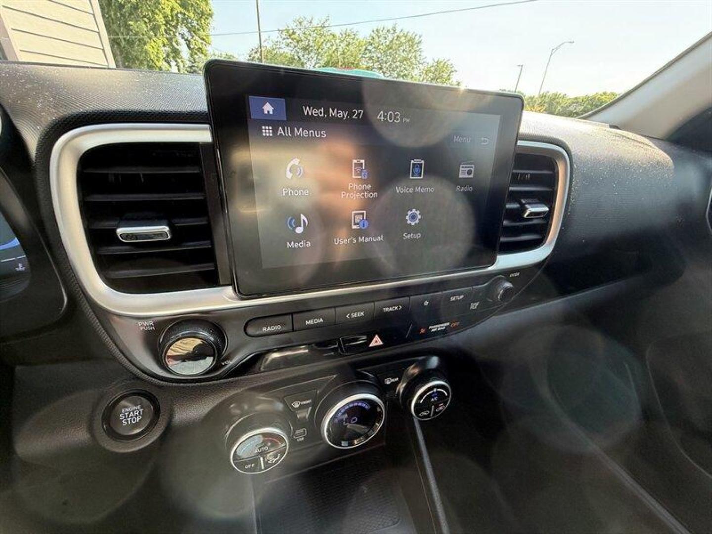 2025 Onyx Black Hyundai VENUE SEL (KMHRC8A32SU) with an Gamma 1.6L I4 121hp 113ft. lbs. engine, Automatic transmission, located at 25355 Eames Street, Channahon, IL, 60410, (815) 467-1807, 41.429108, -88.228432 - Only 8,500 miles and still covered under the remaining factory Hyundai warranty basically new without the brand-new price tag. Local trade loaded with: Backup camera Remote start Sunroof Great MPG Easy-to-park size with surprisingly roomy comfort Modern, stylish, and perfect for commuting, first - Photo#18