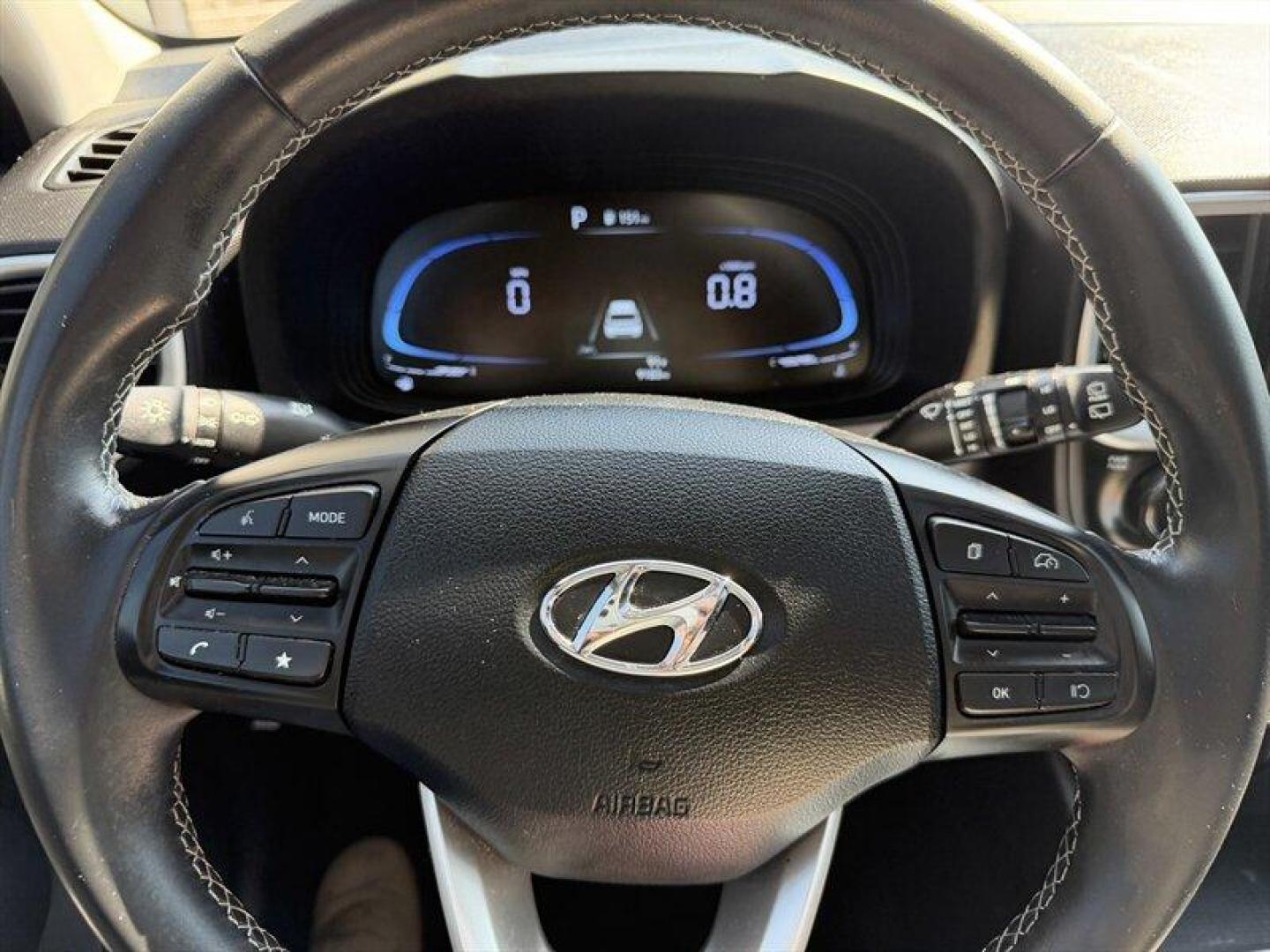 2025 Onyx Black Hyundai VENUE SEL (KMHRC8A32SU) with an Gamma 1.6L I4 121hp 113ft. lbs. engine, Automatic transmission, located at 25355 Eames Street, Channahon, IL, 60410, (815) 467-1807, 41.429108, -88.228432 - Only 8,500 miles and still covered under the remaining factory Hyundai warranty basically new without the brand-new price tag. Local trade loaded with: Backup camera Remote start Sunroof Great MPG Easy-to-park size with surprisingly roomy comfort Modern, stylish, and perfect for commuting, first - Photo#21
