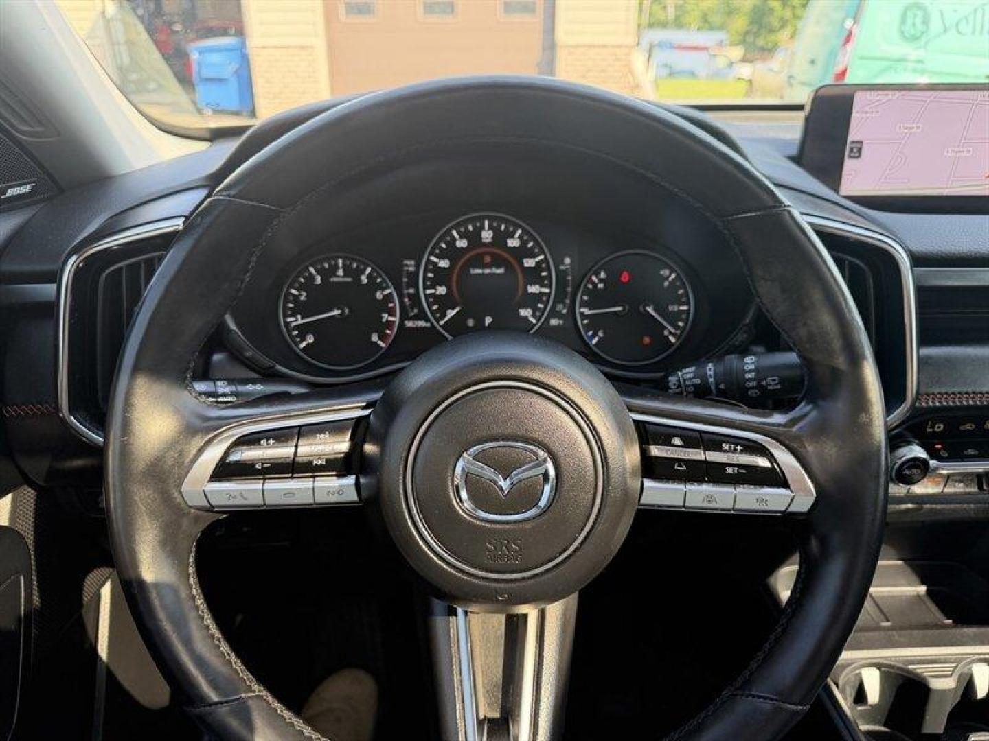 2023 Zircon Sand Metallic Mazda CX-50 2.5 Turbo Premium Plus (7MMVABEYXPN) with an SKYACTIV-G 2.5L Turbo I4 256hp 320ft. lbs. engine, Automatic transmission, located at 25355 Eames Street, Channahon, IL, 60410, (815) 467-1807, 41.429108, -88.228432 - This one looks like it belongs parked outside a mountain lodge with a $9 coffee in the cupholder. Finished in gorgeous Zircon Sand Metallic with stunning Terracotta leather, this AWD Turbo CX-50 is loaded with all the good stuff: Heated and cooled leather seats Heated steering wheel Navigation S - Photo#21