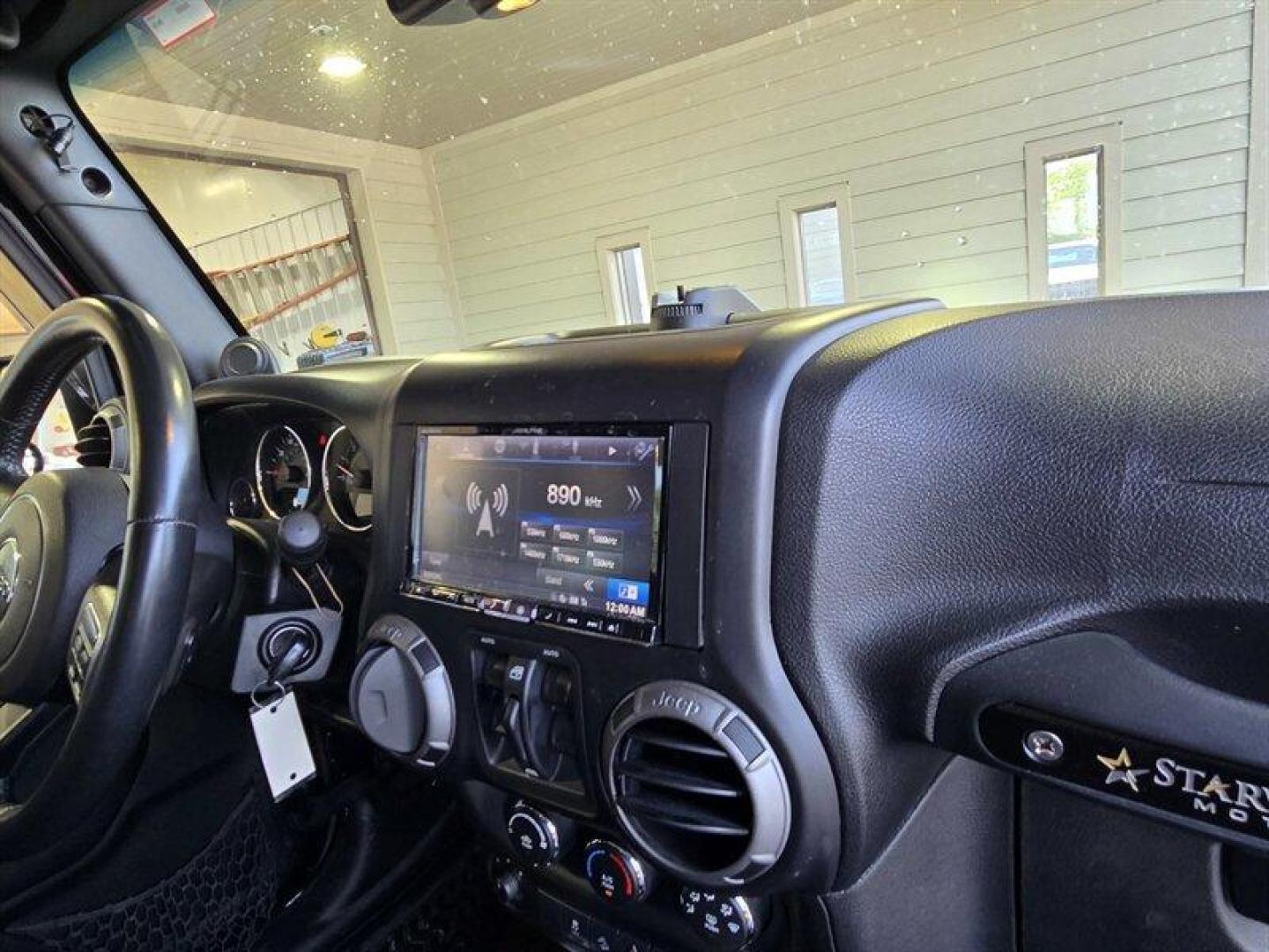2014 Black Clear Coat Jeep Wrangler Unlimited Sport (1C4HJWDG5EL) with an 3.6L V6 285hp 260ft. lbs. engine, Automatic transmission, located at 25355 Eames Street, Channahon, IL, 60410, (815) 467-1807, 41.429108, -88.228432 - ** STARWOOD MOTORS CONVERSION, WHOLE TRUCK IS RHINO LINED THAT ALONE WAS $12,000, ALSO HAS A TERAFLEX SUSPENSION LIFT, WARN WINCH, OFFROAD BUMPERS, LIGHTS EVERYWHERE INCLUDING IN THE WHEELWELLS AND UNDERNEATH. ** OVER $20,000 TO BUILD. The 2014 Jeep Wrangler Unlimited Sport is equipped with a robust - Photo#18