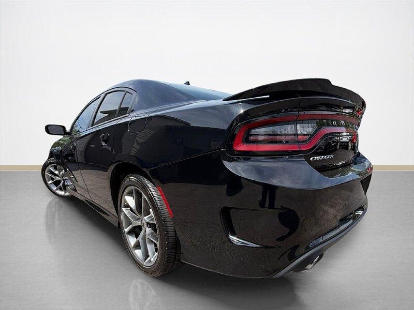 2022 Pitch Black Clear Coat Dodge Charger GT (2C3CDXHG5NH) with an Pentastar 3.6L V6 300hp 264ft. lbs. engine, Automatic transmission, located at 25355 Eames Street, Channahon, IL, 60410, (815) 467-1807, 41.429108, -88.228432 - Unleash the beast with the 2022 Dodge Charger GT a street dominator built to command attention and carve its path with raw power and precision. Under the hood roars the legendary Pentastar 3.6L V6 engine, pushing out a fierce 300 horsepower and 264 ft-lbs of torque. This machine delivers an adrenal - Photo#5