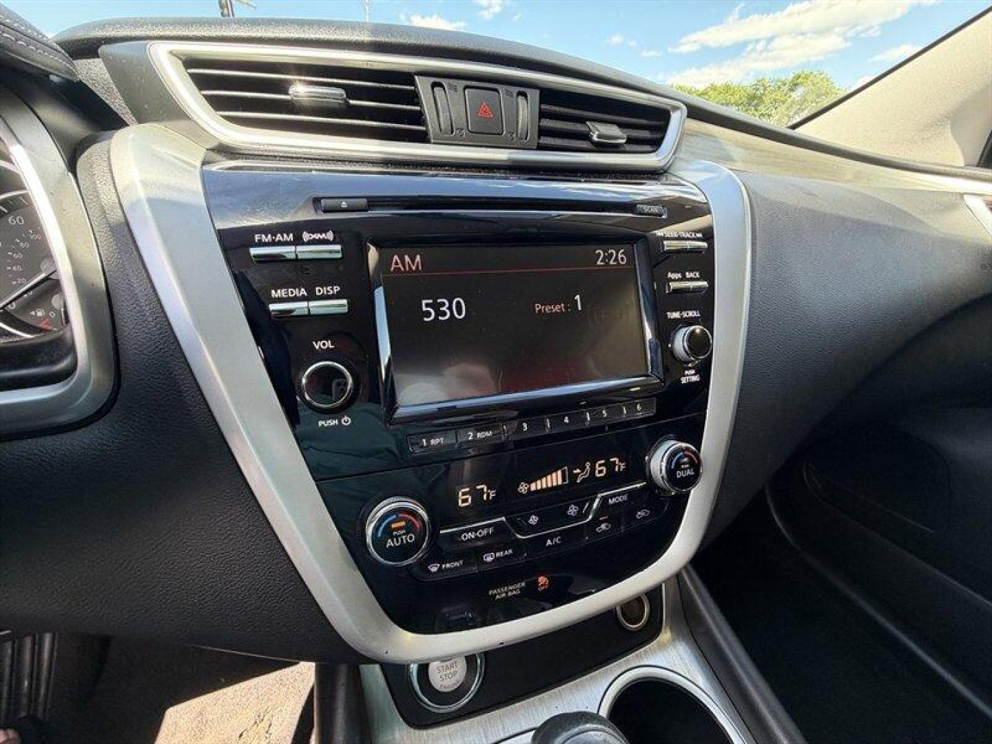 2016 Magnetic Black Nissan Murano S (5N1AZ2MHXGN) with an 3.5L V6 260hp 240ft. lbs. engine, Automatic transmission, located at 25355 Eames Street, Channahon, IL, 60410, (815) 467-1807, 41.429108, -88.228432 - The 2016 Nissan Murano S offers a blend of performance, comfort, and style. Under the hood, it is powered by a 3.5L V6 engine delivering 260 horsepower and 240 ft-lbs of torque, providing a smooth and responsive driving experience. The exterior features a sleek Magnetic Black finish, complemented by- Photo#18