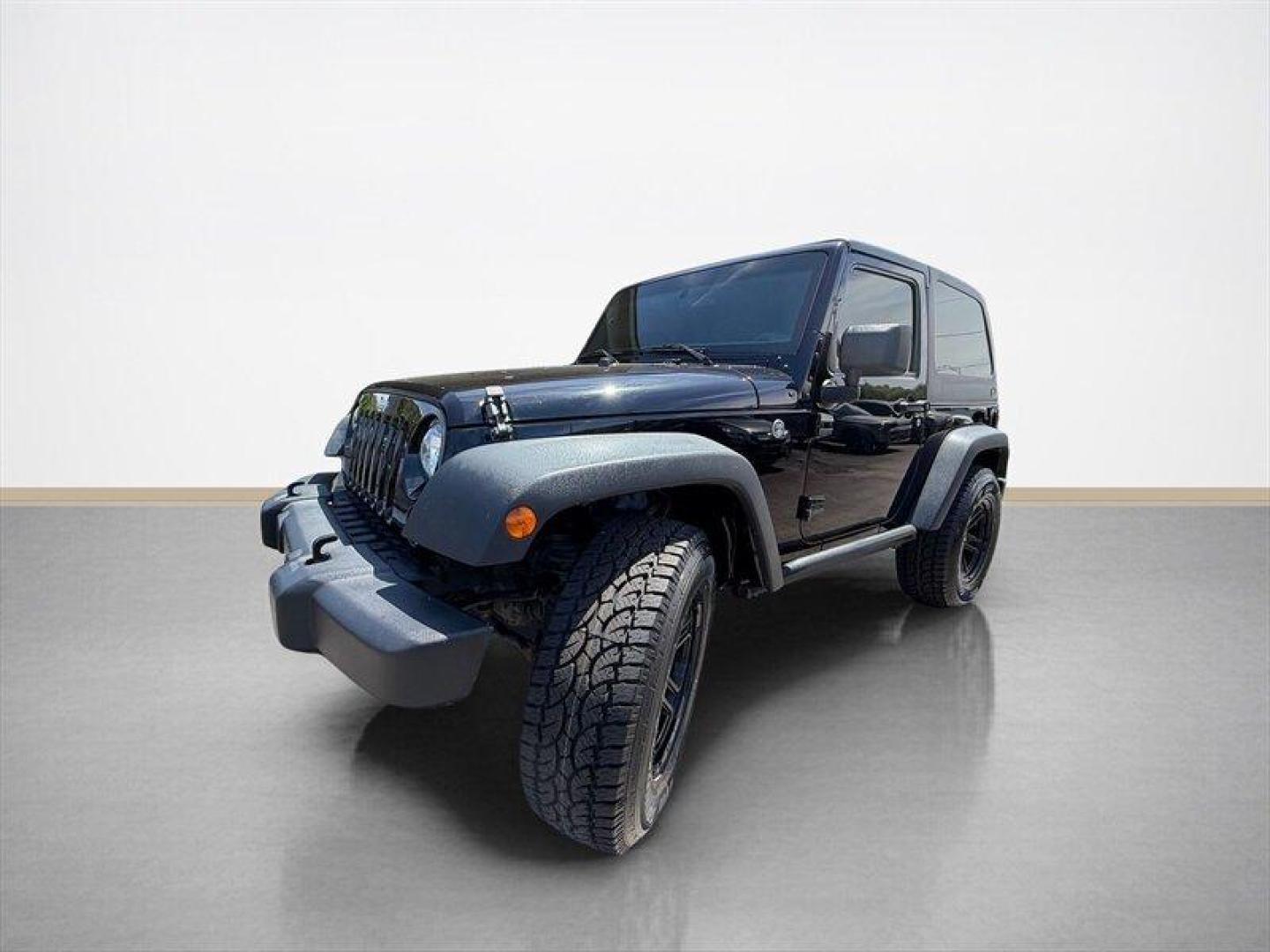 2018 Black Clear Coat Jeep Wrangler JK Sport (1C4AJWAG5JL) with an 3.6L V6 285hp 260ft. lbs. engine, 6 Speed Manual transmission, located at 25355 Eames Street, Channahon, IL, 60410, (815) 467-1807, 41.429108, -88.228432 - Unleash your wild side with this 2018 Jeep Wrangler JK Sport the ultimate off-road machine built to conquer any terrain and dominate the road. Powered by a fierce 3.6L V6 engine delivering a robust 285 horsepower and 260 ft-lbs of torque, this beast roars to life with unstoppable power and relentle - Photo#3