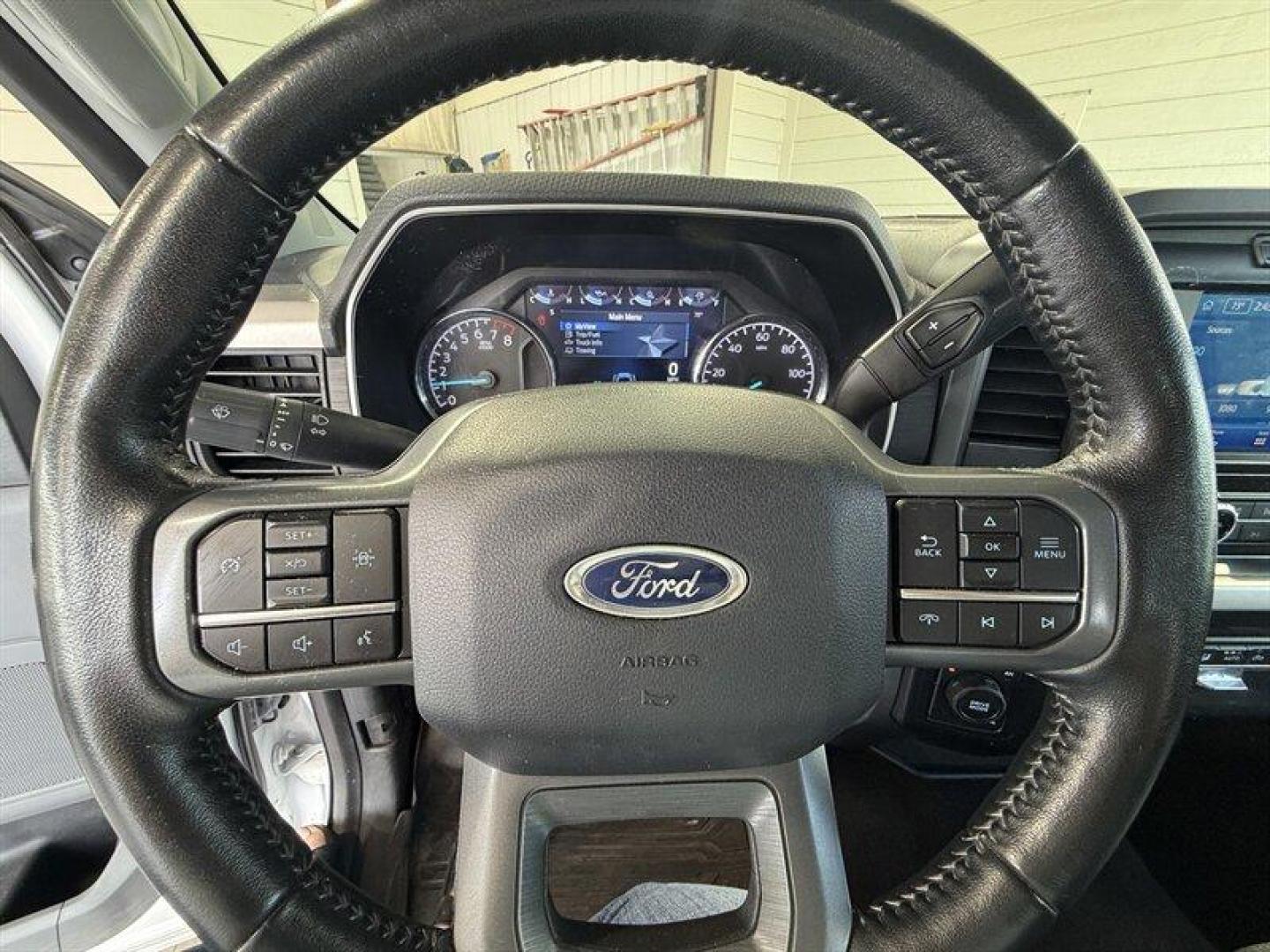 2022 Oxford White Ford F-150 XLT (1FTFW1E50NK) with an 5.0L Flex Fuel V8 400hp 410ft. lbs. engine, Automatic transmission, located at 25355 Eames Street, Channahon, IL, 60410, (815) 467-1807, 41.429108, -88.228432 - Forget the turbo debates. This one has the engine everyone asks for. A hard-to-find, true original 5.0L V8 under the hood, backed by the comfort and capability that made the F-150 America's favorite truck. 5.0L V8 Crew Cab 4x4 XLT Package Good miles Just serviced Texas truck Ready for work, towing- Photo#21