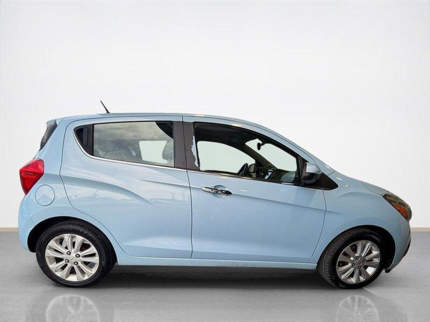 2016 Electric Blue Metallic Chevrolet Spark 2LT (KL8CF6SA0GC) with an Ecotec 1.4L I4 98hp 94ft. lbs. engine, Automatic transmission, located at 25355 Eames Street, Channahon, IL, 60410, (815) 467-1807, 41.429108, -88.228432 - Big personality. Tiny gas bill. If you're tired of watching your paycheck disappear at the gas pump, this low-mileage Spark is ready to save the day. Low miles Fuel-sipping 4-cylinder Leather interior 2LT package Easy to park Affordable to own Freshly serviced Perfect for first-time drivers, comm- Photo#1