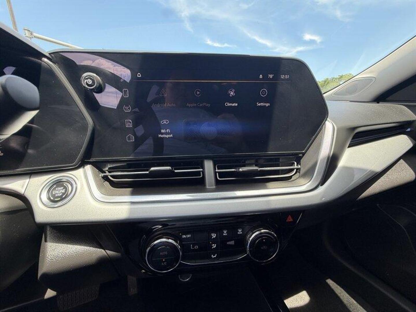 2024 Mosaic Black Metallic Chevrolet Trax LT (KL77LHE22RC) with an ECOTEC 1.2L Turbo I3 137hp 162ft. lbs. engine, Automatic transmission, located at 25355 Eames Street, Channahon, IL, 60410, (815) 467-1807, 41.429108, -88.228432 - Why pay new-car prices when you can get the new body style without the new-car sticker shock? This redesigned Trax LT has the look, technology, and comfort people want, with good miles and fresh service already done. LT Package New body style Good miles Remote start Backup camera Freshly serviced- Photo#17