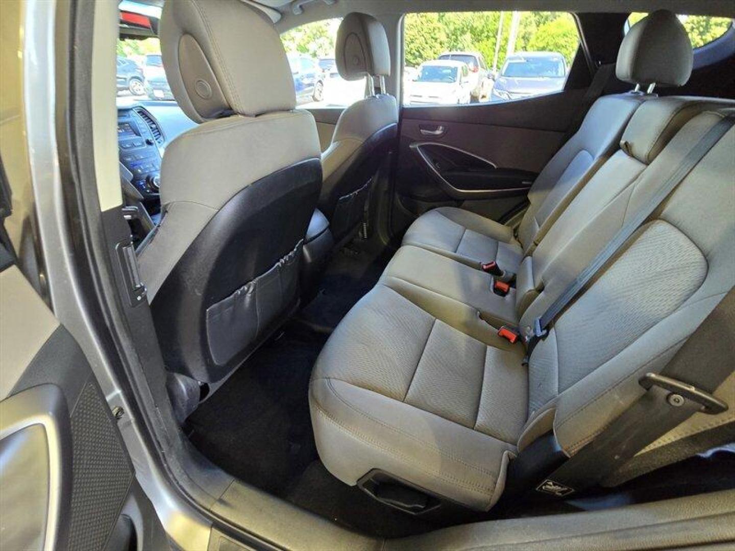 2015 Mineral Gray Hyundai Santa Fe (5XYZUDLBXFG) with an 2.4L I4 190hp 181ft. lbs. engine, Automatic transmission, located at 25355 Eames Street, Channahon, IL, 60410, (815) 467-1807, 41.429108, -88.228432 - Experience reliable performance and practical design with this 2015 Hyundai Santa Fe 2.4L. Powered by a 2.4L inline-4 engine delivering 190 horsepower and 181 lb-ft of torque, this SUV offers a balanced combination of power and efficiency. Finished in Mineral Gray on the exterior and complemented by - Photo#21