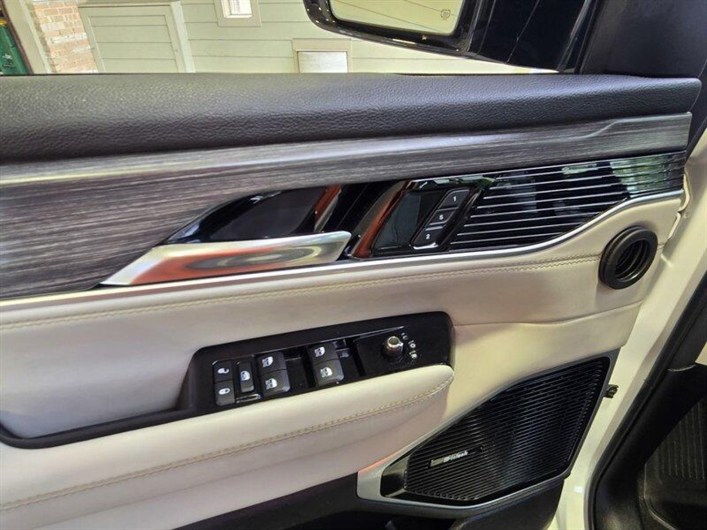 2023 Bright White Clear Coat Jeep Wagoneer Series III (1C4SJVDP4PS) with an Hurricane 3.0L Twin Turbo I6 420hp 468ft. lbs. engine, Automatic transmission, located at 25355 Eames Street, Channahon, IL, 60410, (815) 467-1807, 41.429108, -88.228432 - The 2023 Jeep Wagoneer Series III offers a blend of powerful performance, refined luxury, and advanced technology. Equipped with a Hurricane 3.0L Twin Turbo I6 engine, it delivers 420 horsepower and 468 ft-lbs of torque, providing confident acceleration and smooth driving dynamics. The factory defau- Photo#13