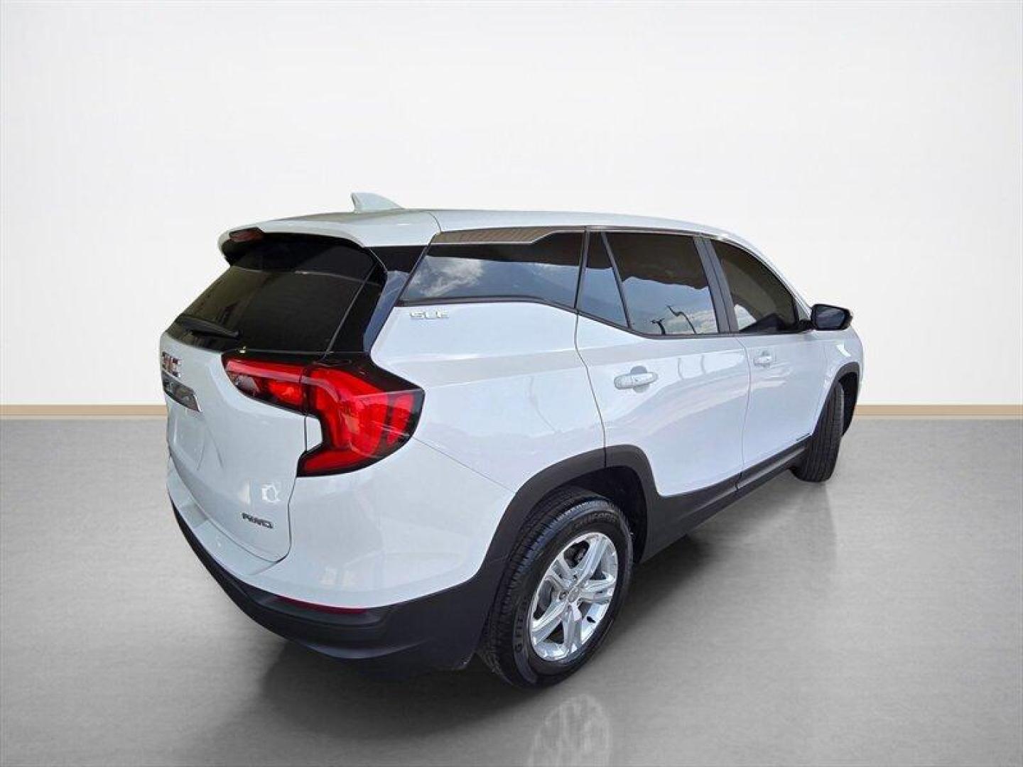 2021 Summit White GMC Terrain SLE (3GKALTEV5ML) with an 1.5L Turbo I4 170hp 203ft. lbs. engine, Automatic transmission, located at 25355 Eames Street, Channahon, IL, 60410, (815) 467-1807, 41.429108, -88.228432 - The 2021 GMC Terrain SLE is equipped with a 1.5L Turbo I4 engine delivering 170 horsepower and 203 lb.-ft. of torque, offering a balanced combination of performance and efficiency. Finished in Summit White, this Terrain features a sleek exterior complemented by a Jet Black interior, providing a mode- Photo#3
