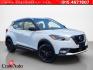 2020 Aspen White Tricoat Nissan Kicks SR (3N1CP5DV7LL) with an 1.6L I4 122hp 114ft. lbs. SULEV engine, Automatic transmission, located at 25355 Eames Street, Channahon, IL, 60410, (815) 467-1807, 41.429108, -88.228432 - Discover the 2020 Nissan Kicks SR, a compact SUV that combines efficiency and style. Powered by a 1.6L I4 engine delivering 122 horsepower and 114 ft-lbs of torque, this model features a Super Ultra Low Emission Vehicle (SULEV) engine, contributing to reduced emissions while maintaining reliable per- Photo#0