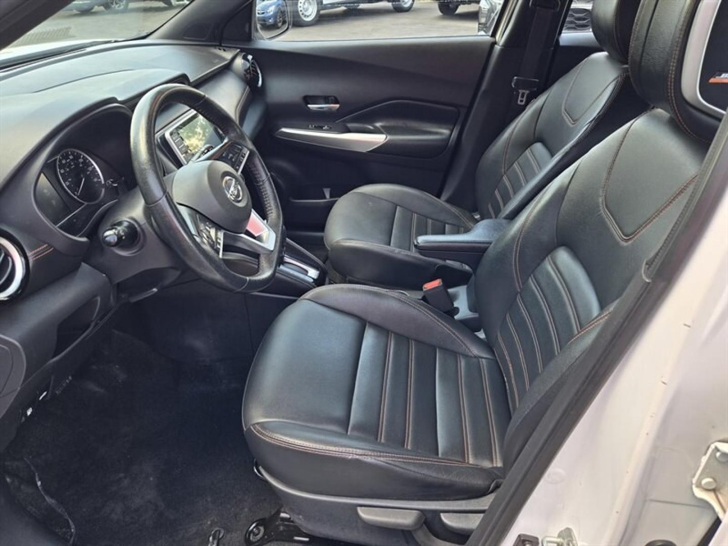 2020 Aspen White Tricoat Nissan Kicks SR (3N1CP5DV7LL) with an 1.6L I4 122hp 114ft. lbs. SULEV engine, Automatic transmission, located at 25355 Eames Street, Channahon, IL, 60410, (815) 467-1807, 41.429108, -88.228432 - Discover the 2020 Nissan Kicks SR, a compact SUV that combines efficiency and style. Powered by a 1.6L I4 engine delivering 122 horsepower and 114 ft-lbs of torque, this model features a Super Ultra Low Emission Vehicle (SULEV) engine, contributing to reduced emissions while maintaining reliable per- Photo#9