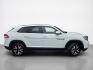 2021 Pure White Volkswagen Atlas Cross Sport 2.0T SE (1V2LC2CA8MC) with an 2.0L Turbo I4 235hp 258ft. lbs. engine, Automatic transmission, located at 25355 Eames Street, Channahon, IL, 60410, (815) 467-1807, 41.429108, -88.228432 - The 2021 Volkswagen Atlas Cross Sport SE 4Motion combines style, performance, and versatility in a midsize SUV designed to meet the needs of drivers seeking both comfort and capability. Powered by a 2.0L Turbocharged Inline-4 engine delivering 235 horsepower and 258 lb-ft of torque, this vehicle off- Photo#1