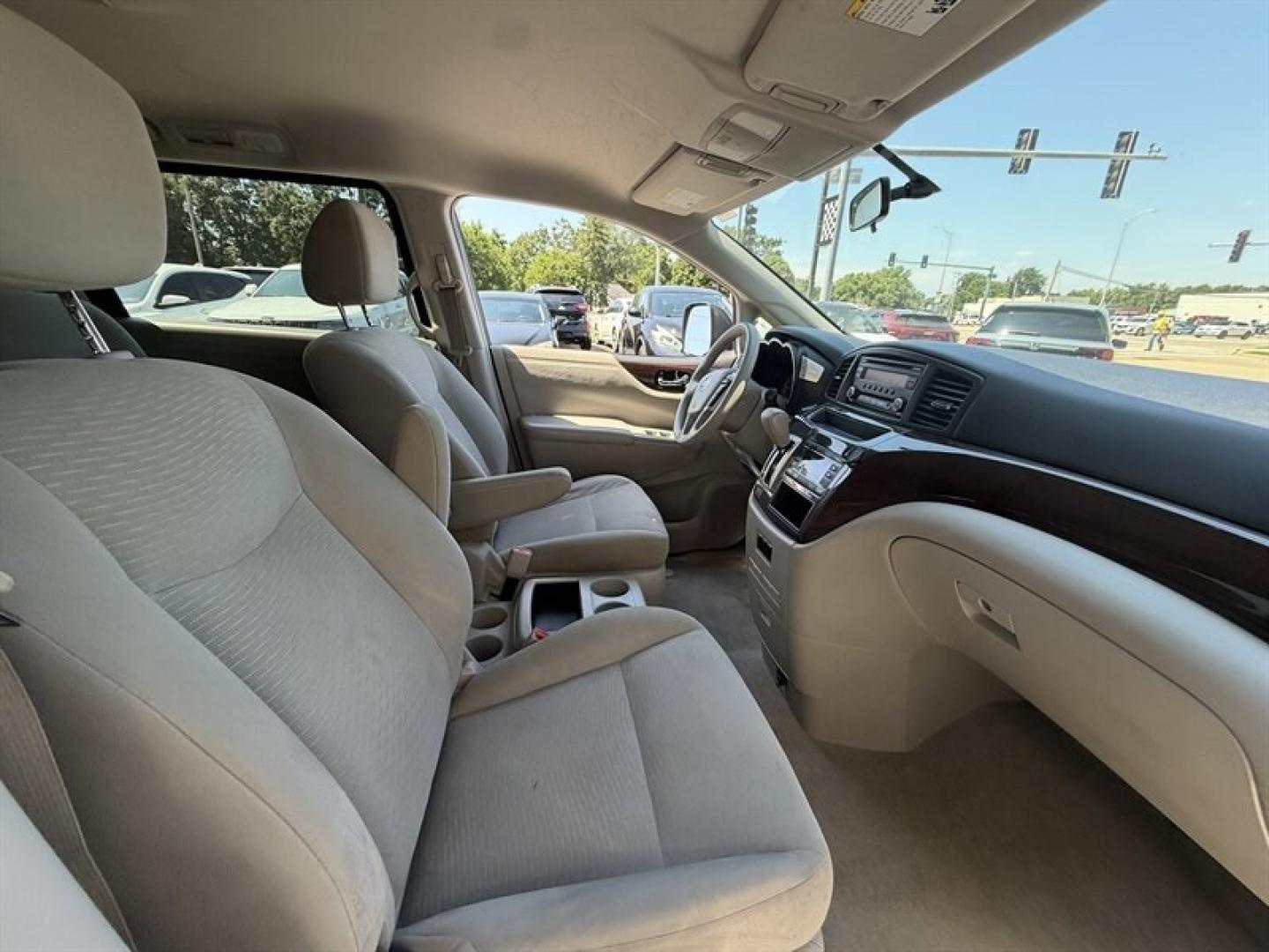 2015 Super Black Nissan Quest 3.5 S (JN8AE2KP6F9) with an 3.5L V6 260hp 240ft. lbs. engine, Automatic transmission, located at 25355 Eames Street, Channahon, IL, 60410, (815) 467-1807, 41.429108, -88.228432 - Dominate the road with the 2015 Nissan Quest 3.5 S a powerhouse minivan built to deliver relentless performance and unbeatable versatility. Under the hood, a robust 3.5L V6 engine roars with 260 horsepower and 240 lb-ft of torque, giving you the muscle to conquer city streets and highways alike. T- Photo#11