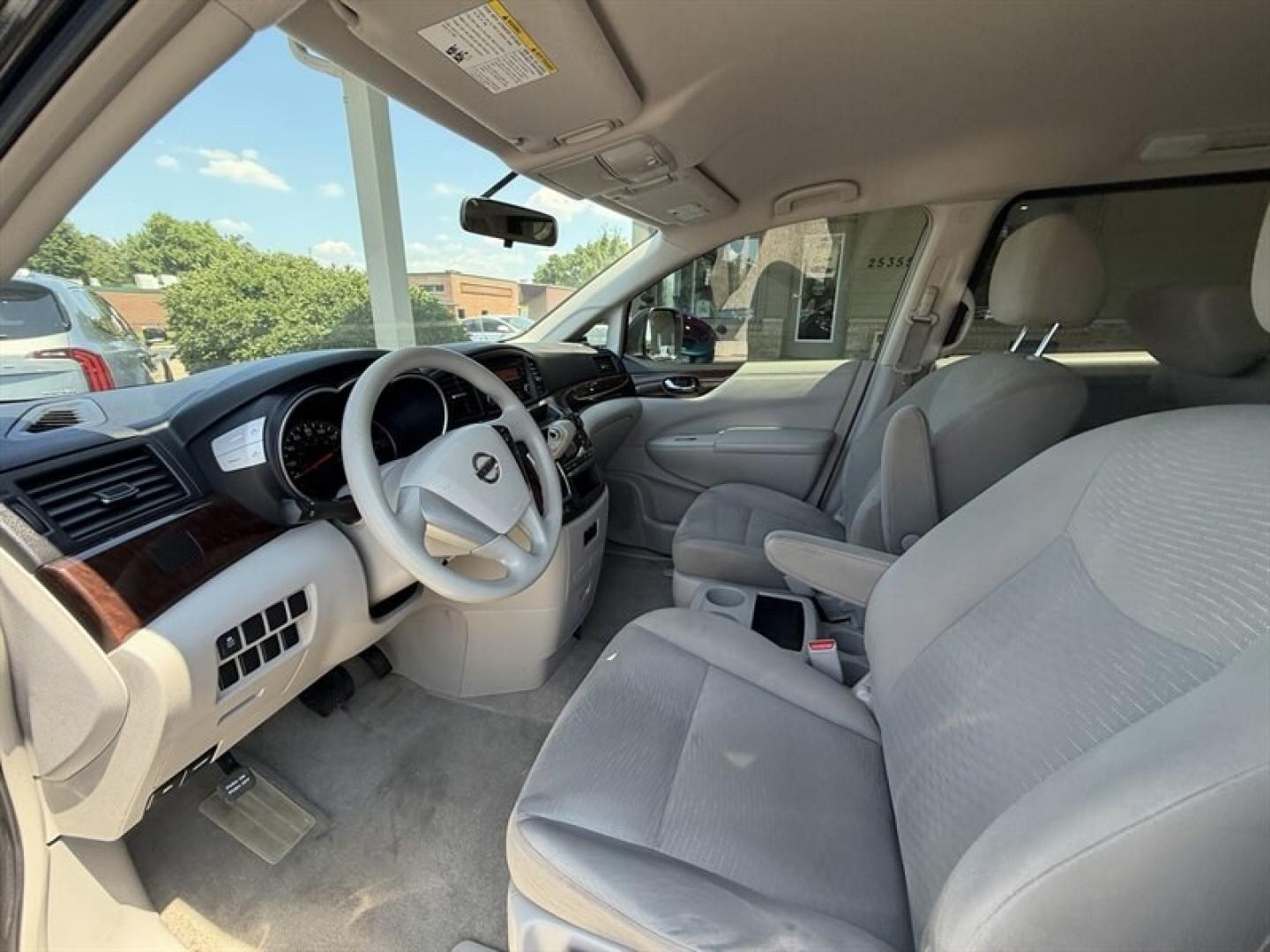 2015 Super Black Nissan Quest 3.5 S (JN8AE2KP6F9) with an 3.5L V6 260hp 240ft. lbs. engine, Automatic transmission, located at 25355 Eames Street, Channahon, IL, 60410, (815) 467-1807, 41.429108, -88.228432 - Dominate the road with the 2015 Nissan Quest 3.5 S a powerhouse minivan built to deliver relentless performance and unbeatable versatility. Under the hood, a robust 3.5L V6 engine roars with 260 horsepower and 240 lb-ft of torque, giving you the muscle to conquer city streets and highways alike. T- Photo#16