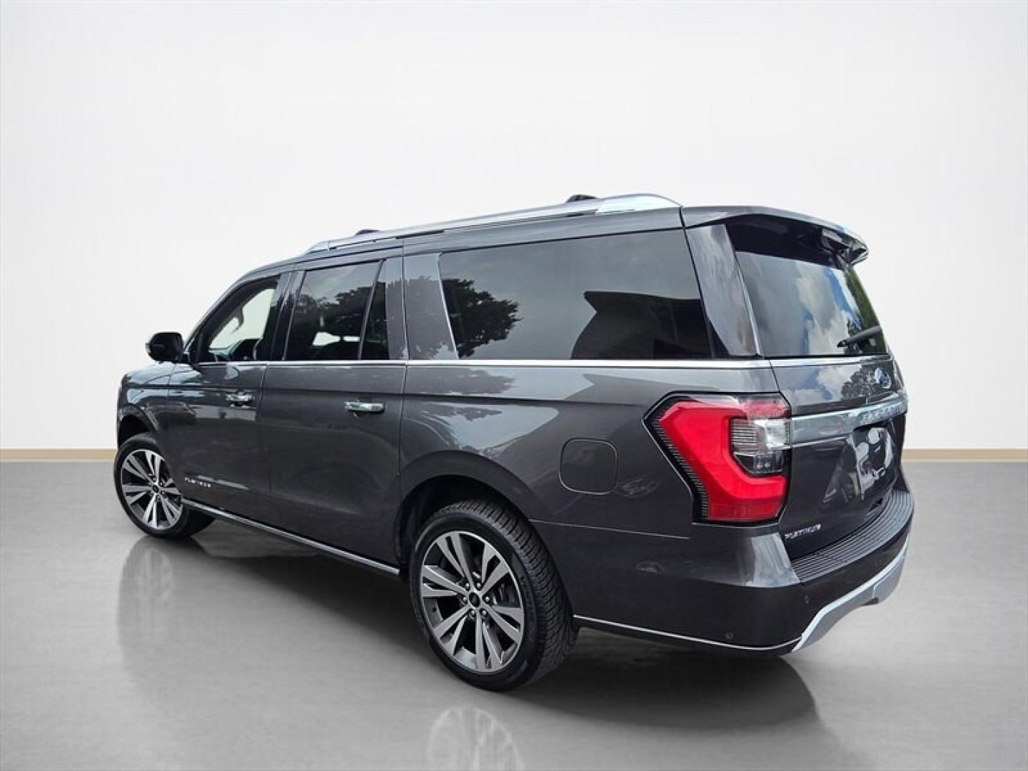 2021 Magnetic Ford Expedition MAX Platinum (1FMJK1MT0ME) with an EcoBoost 3.5L Twin Turbo V6 400hp 480ft. lbs. engine, Automatic transmission, located at 25355 Eames Street, Channahon, IL, 60410, (815) 467-1807, 41.429108, -88.228432 - Feast your eyes on this 2021 Ford Expedition MAX Platinum the SUV thats basically the superhero of family road trips and weekend adventures. Powered by a burly EcoBoost 3.5L Twin Turbo V6 engine, this beast roars out 400 horsepower and 480 lb-ft of torque, which is enough to make you feel like you- Photo#5