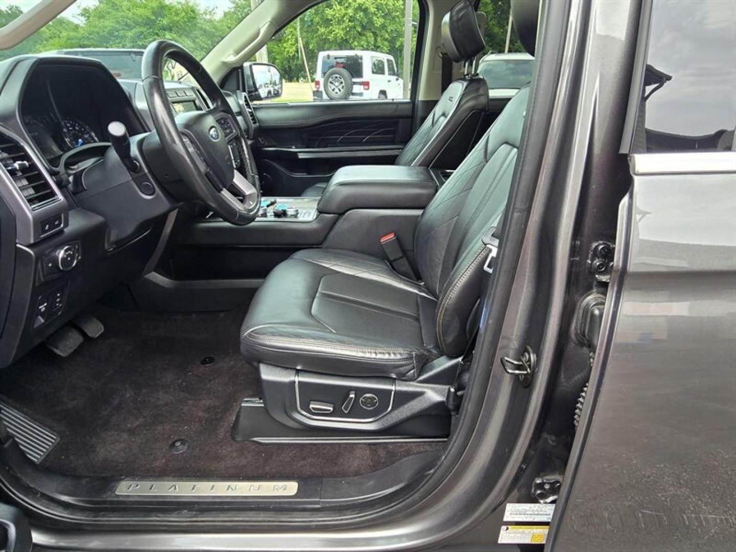 2021 Magnetic Ford Expedition MAX Platinum (1FMJK1MT0ME) with an EcoBoost 3.5L Twin Turbo V6 400hp 480ft. lbs. engine, Automatic transmission, located at 25355 Eames Street, Channahon, IL, 60410, (815) 467-1807, 41.429108, -88.228432 - Feast your eyes on this 2021 Ford Expedition MAX Platinum the SUV thats basically the superhero of family road trips and weekend adventures. Powered by a burly EcoBoost 3.5L Twin Turbo V6 engine, this beast roars out 400 horsepower and 480 lb-ft of torque, which is enough to make you feel like you- Photo#10