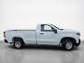2021 Summit White Chevrolet Silverado 1500 WT (3GCNWAEK4MG) with an 2.7L Turbo I4 310hp 348ft. lbs. engine, Automatic transmission, located at 25355 Eames Street, Channahon, IL, 60410, (815) 467-1807, 41.429108, -88.228432 - The 2021 Chevrolet Silverado 1500 Work Truck is equipped with a 2.7L Turbo Inline-4 engine delivering 310 horsepower and 348 lb-ft of torque, providing a balance of power and efficiency. Finished in Summit White, the exterior presents a clean and professional appearance, complemented by a Jet Black- Photo#1