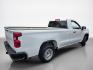 2021 Summit White Chevrolet Silverado 1500 WT (3GCNWAEK4MG) with an 2.7L Turbo I4 310hp 348ft. lbs. engine, Automatic transmission, located at 25355 Eames Street, Channahon, IL, 60410, (815) 467-1807, 41.429108, -88.228432 - The 2021 Chevrolet Silverado 1500 Work Truck is equipped with a 2.7L Turbo Inline-4 engine delivering 310 horsepower and 348 lb-ft of torque, providing a balance of power and efficiency. Finished in Summit White, the exterior presents a clean and professional appearance, complemented by a Jet Black- Photo#3