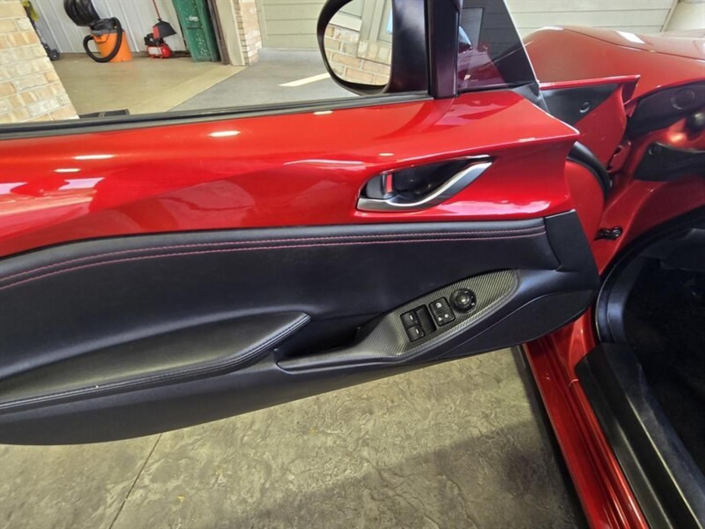 2016 Burgundy Mazda MX-5 Miata Club (JM1NDAC70G0) with an SKYACTIV-G 2.0L I4 155hp 148ft. lbs. engine, 5 Speed Manual transmission, located at 25355 Eames Street, Channahon, IL, 60410, (815) 467-1807, 41.429108, -88.228432 - The 2016 Mazda MX-5 Miata Club is a stylish and well-maintained sports car that offers an engaging driving experience. Powered by a SKYACTIV-G 2.0L inline-4 engine producing 155 horsepower and 148 lb-ft of torque, this model delivers a responsive ride with efficient fuel economy, achieving an estima- Photo#10