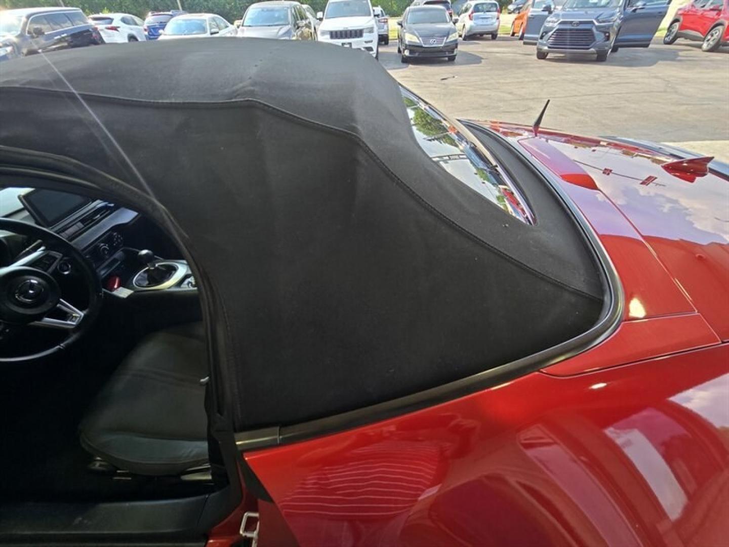 2016 Burgundy Mazda MX-5 Miata Club (JM1NDAC70G0) with an SKYACTIV-G 2.0L I4 155hp 148ft. lbs. engine, 5 Speed Manual transmission, located at 25355 Eames Street, Channahon, IL, 60410, (815) 467-1807, 41.429108, -88.228432 - The 2016 Mazda MX-5 Miata Club is a stylish and well-maintained sports car that offers an engaging driving experience. Powered by a SKYACTIV-G 2.0L inline-4 engine producing 155 horsepower and 148 lb-ft of torque, this model delivers a responsive ride with efficient fuel economy, achieving an estima- Photo#26