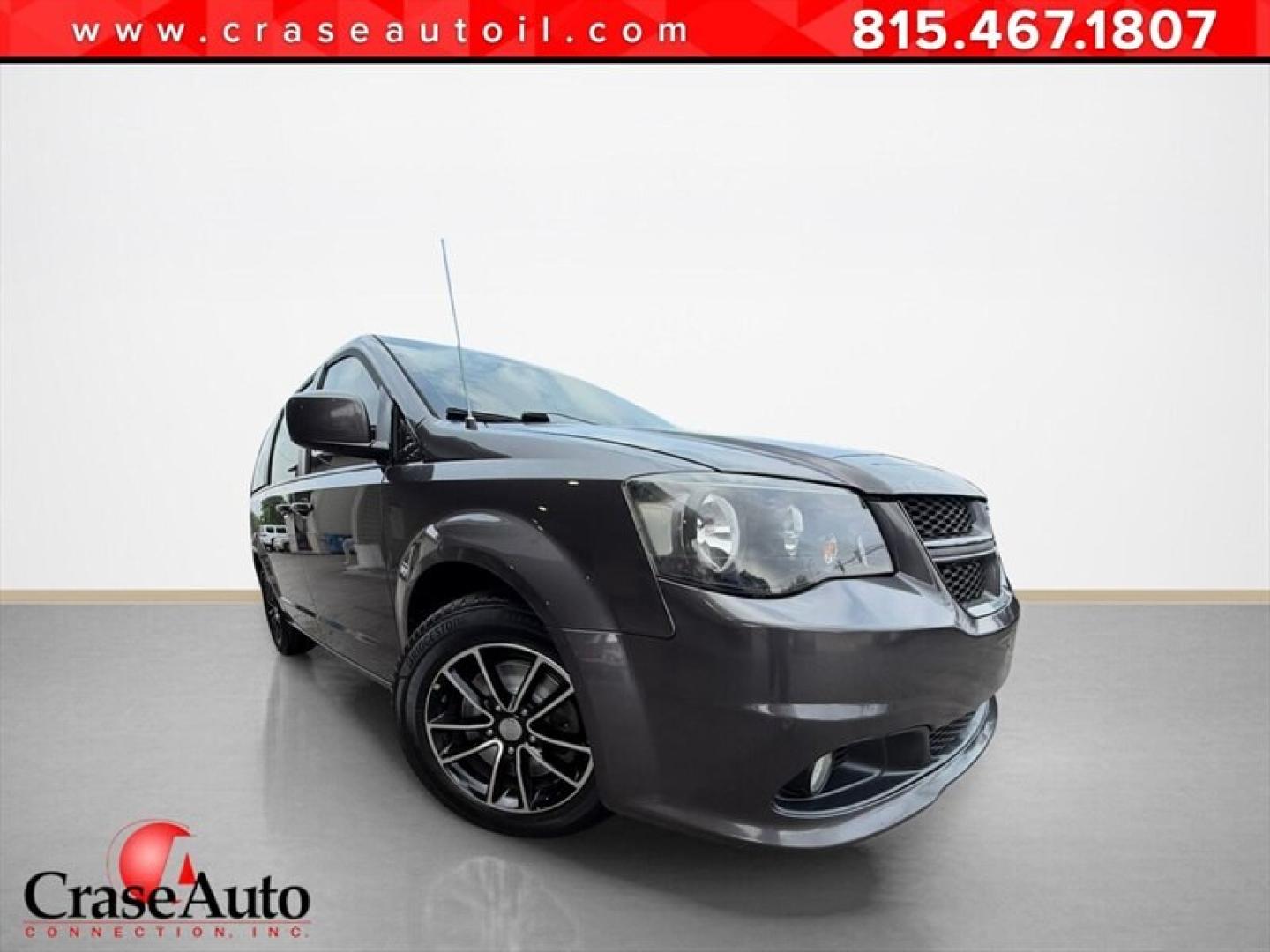 2018 Granite Pearl Coat Dodge Grand Caravan GT (2C4RDGEG5JR) with an Pentastar 3.6L Flex Fuel V6 283hp 260ft. lbs. engine, Automatic transmission, located at 25355 Eames Street, Channahon, IL, 60410, (815) 467-1807, 41.429108, -88.228432 - Get ready for your next adventure with this 2018 Dodge Grand Caravan GT, a perfect blend of style, comfort, and power! Dressed in a stunning Black Onyx Crystal Pearl Coat, this minivan shines wherever you go, turning heads with its sleek and polished exterior. Under the hood, you'll find the robust- Photo#0
