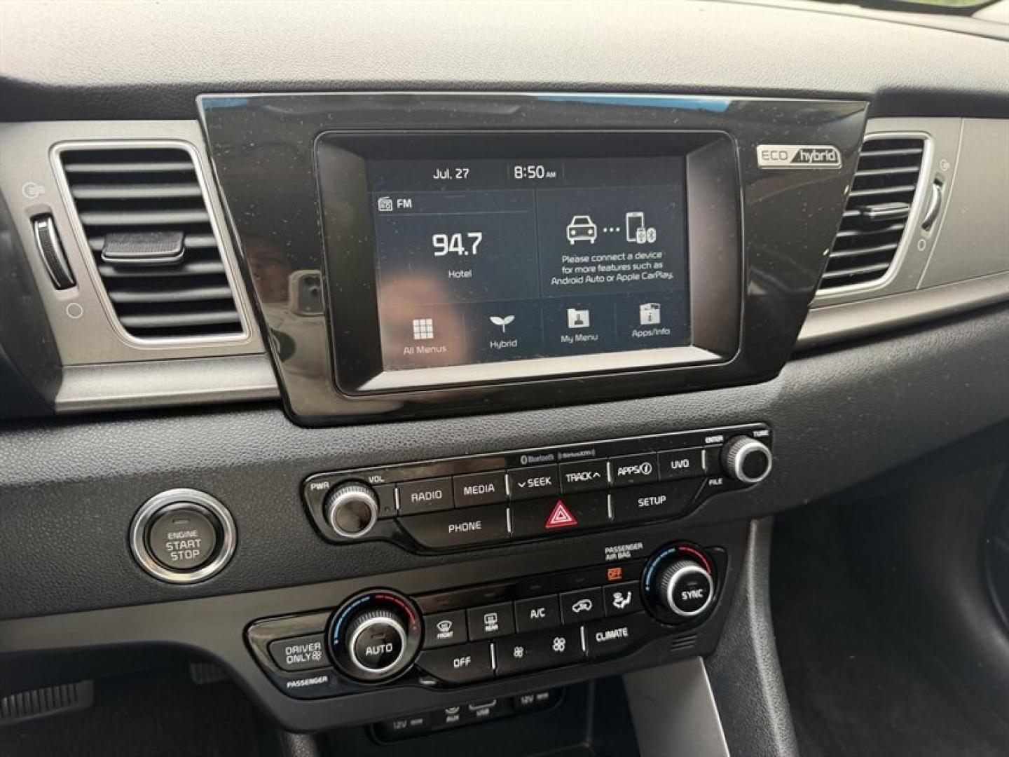 2019 Deep Cerulean Kia Niro LX (KNDCB3LC7K5) with an 1.6L Hybrid I4 139hp 195ft. lbs. engine, 6 Speed Manual transmission, located at 25355 Eames Street, Channahon, IL, 60410, (815) 467-1807, 41.429108, -88.228432 - Ready to turn heads and save the planet in style? Feast your eyes on this 2019 Kia Niro LX, rocking a stunning Deep Cerulean exterior thats cooler than your exs new flame. Slide inside to the Charcoal interior, where comfort meets sleek sophisticationbecause you deserve nothing less. Under the hood- Photo#16
