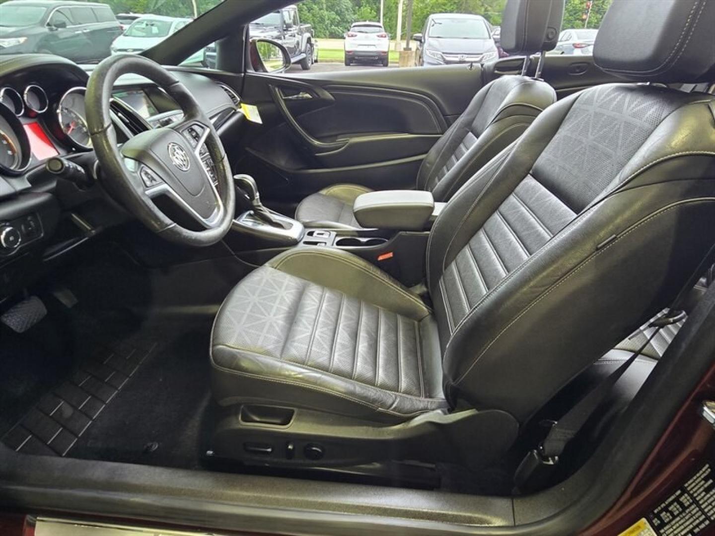 2019 Burgundy Buick Cascada Premium (W04WH3N56KG) with an 1.6L Turbo I4 200hp 207ft. lbs. engine, Automatic transmission, located at 25355 Eames Street, Channahon, IL, 60410, (815) 467-1807, 41.429108, -88.228432 - Discover the 2019 Buick Cascada Premium, a stylish and efficient convertible that combines performance with comfort. Powered by a 1.6L Turbo I4 engine delivering 200 horsepower and 207 ft-lbs of torque, this vehicle offers a smooth and responsive driving experience. The Cascada features a striking B- Photo#9