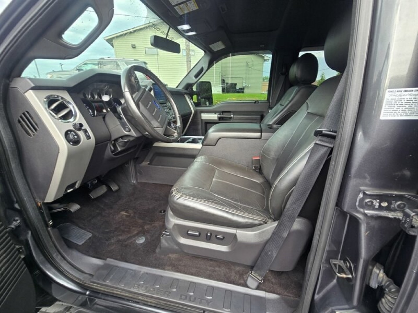 2015 Magnetic Metallic Ford F-350 Lariat (1FT8W3BT9FE) with an 6.7 engine, Automatic transmission, located at 25355 Eames Street, Channahon, IL, 60410, (815) 467-1807, 41.429108, -88.228432 - The 2015 Ford F-350 LARIAT is a powerful and reliable heavy-duty truck designed to meet the demands of both work and everyday driving. It is equipped with a robust 6.7-liter Power Stroke V8 Turbo Diesel engine, delivering impressive torque and horsepower for towing and hauling with confidence. This- Photo#9