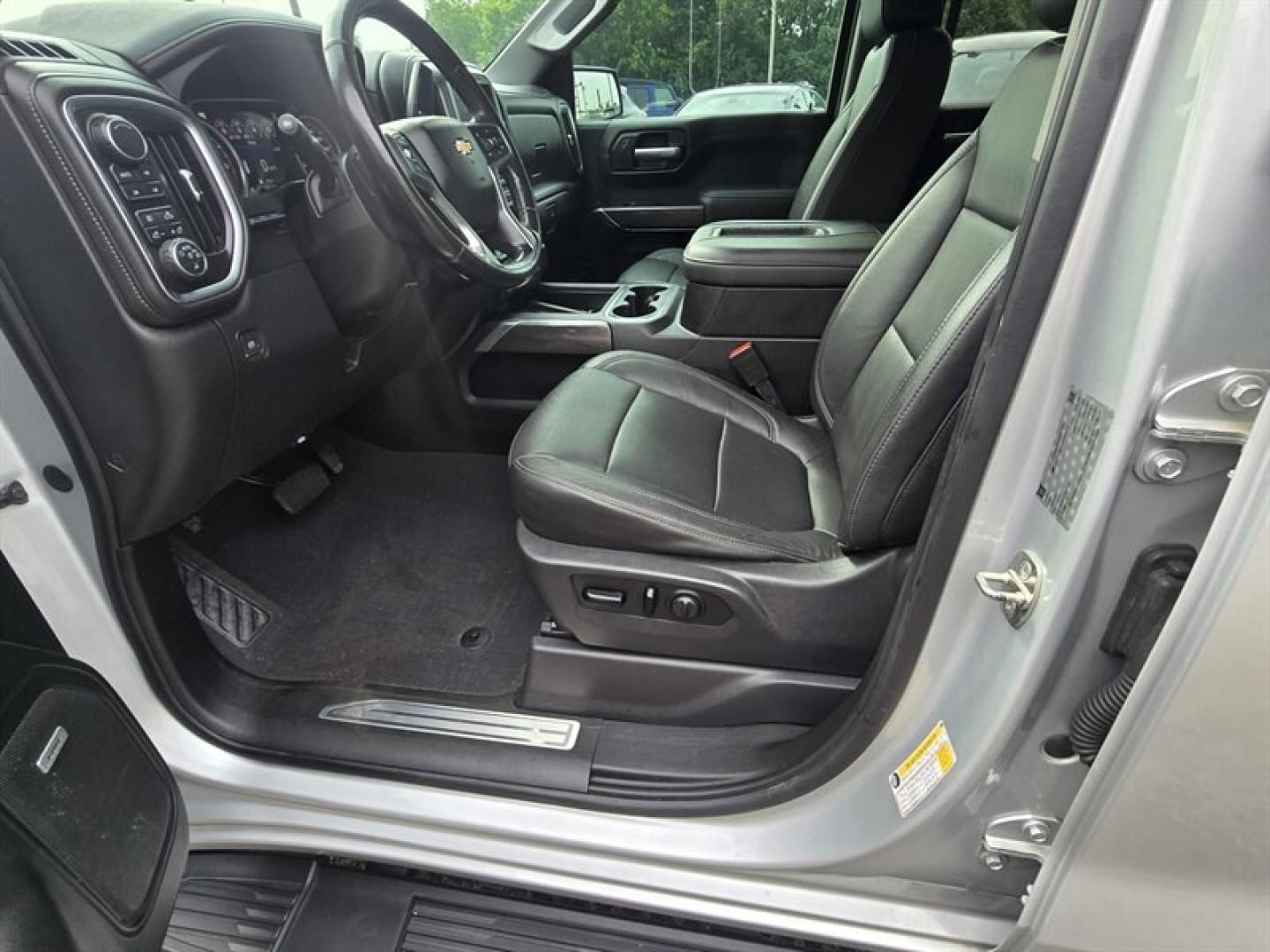 2019 Silver Ice Metallic Chevrolet Silverado 1500 LTZ (1GCRYGED0KZ) with an EcoTec3 5.3L V8 355hp 383ft. lbs. engine, Automatic transmission, located at 25355 Eames Street, Channahon, IL, 60410, (815) 467-1807, 41.429108, -88.228432 - The 2019 Chevrolet Silverado 1500 LTZ is equipped with a powerful EcoTec3 5.3L V8 engine delivering 355 horsepower and 383 lb-ft of torque. Finished in a sleek Silver exterior with a Black interior, this truck combines capability with a refined appearance. It has been driven below 70,000 miles, aver- Photo#9